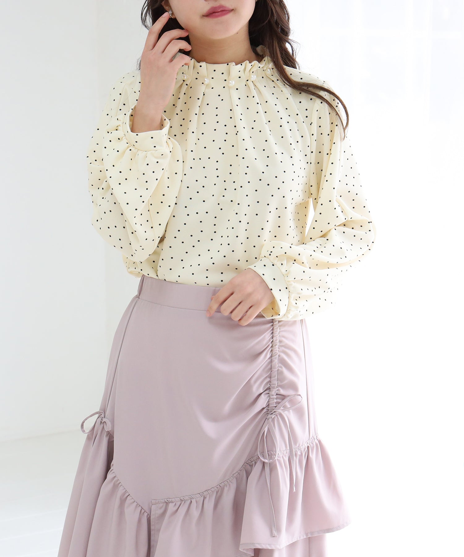 ドット model:156cm 着用サイズ:M