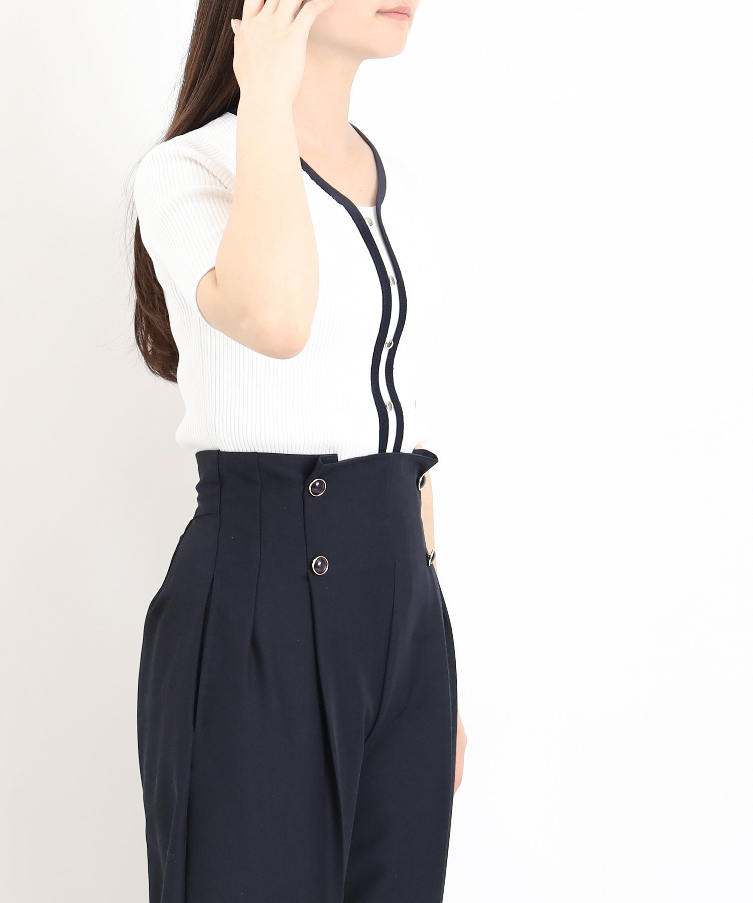 ホワイト model:160 着用サイズ:M