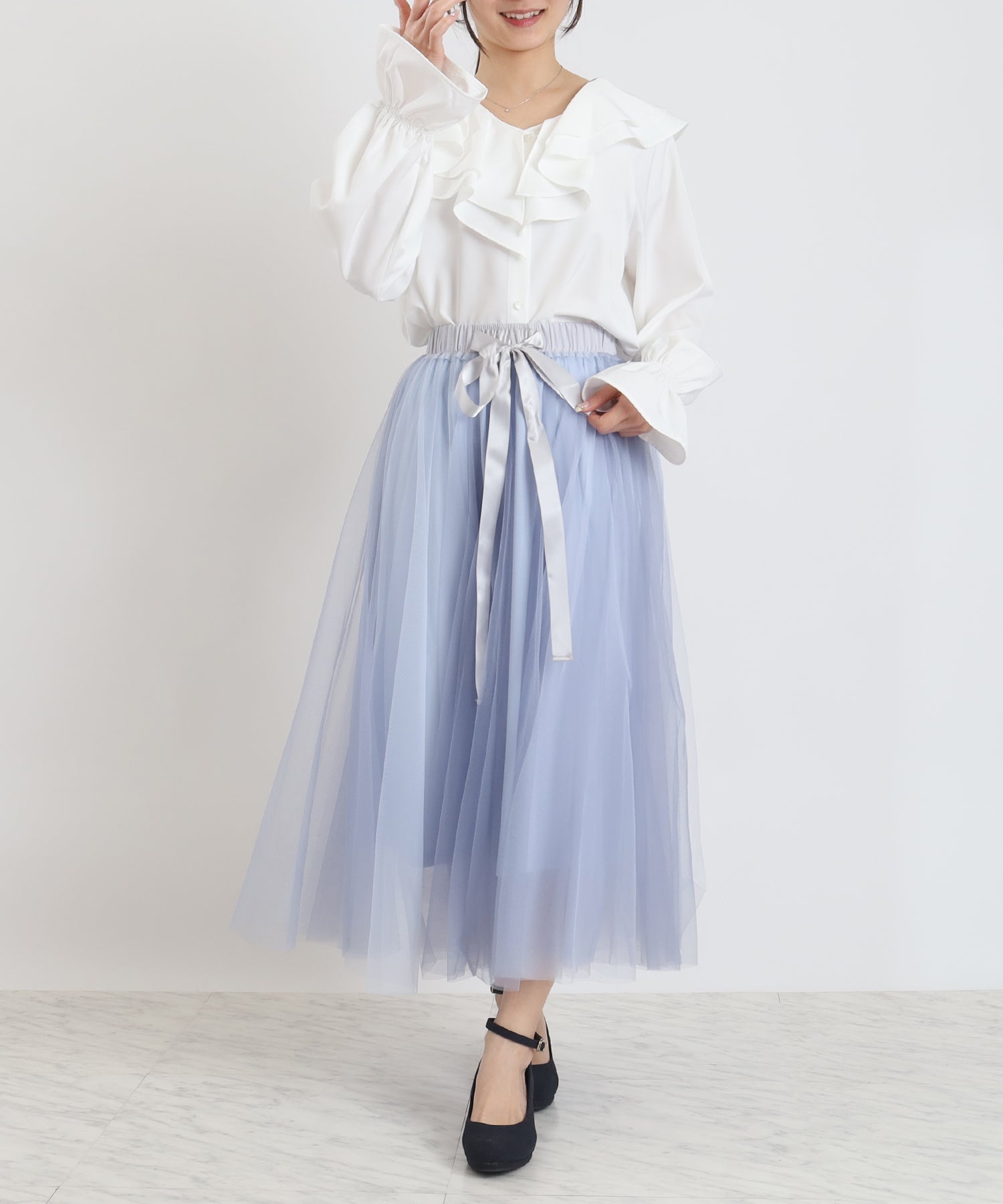 ダスティーブルー model:160 着用サイズ:M