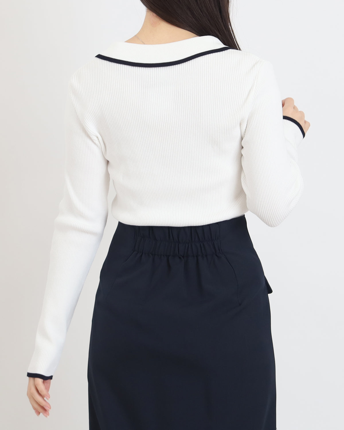 ホワイト model:160 着用サイズ:M