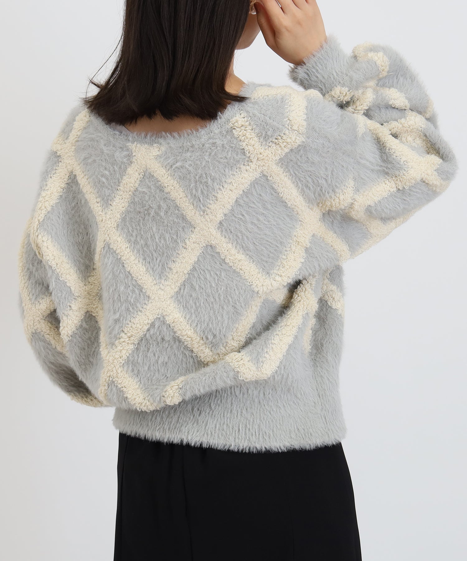 ライトグレー model:156 着用サイズ:M