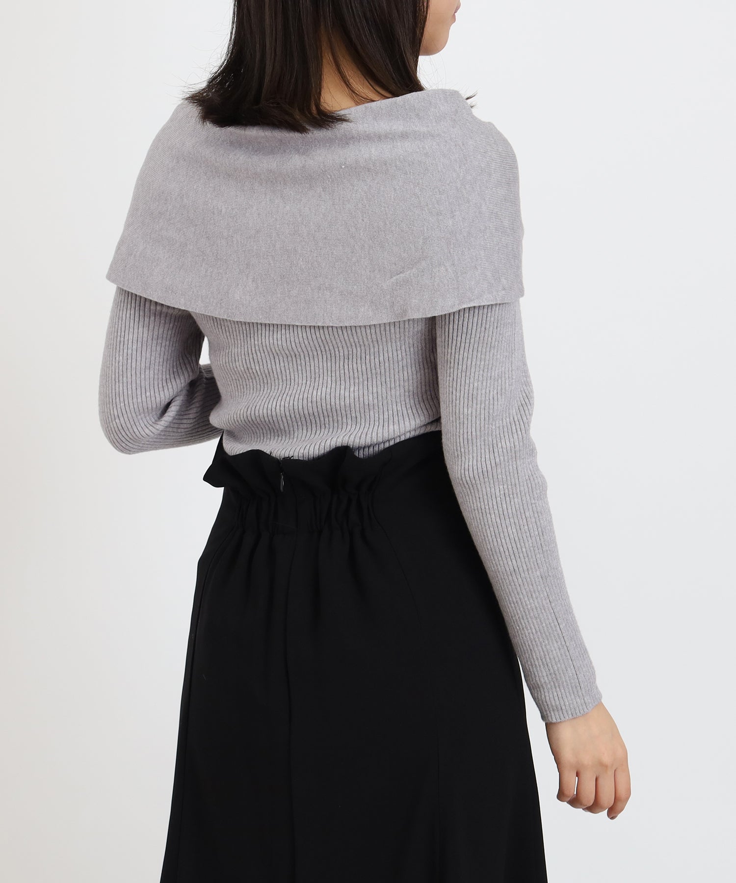 ライトグレー model:156 着用サイズ:M