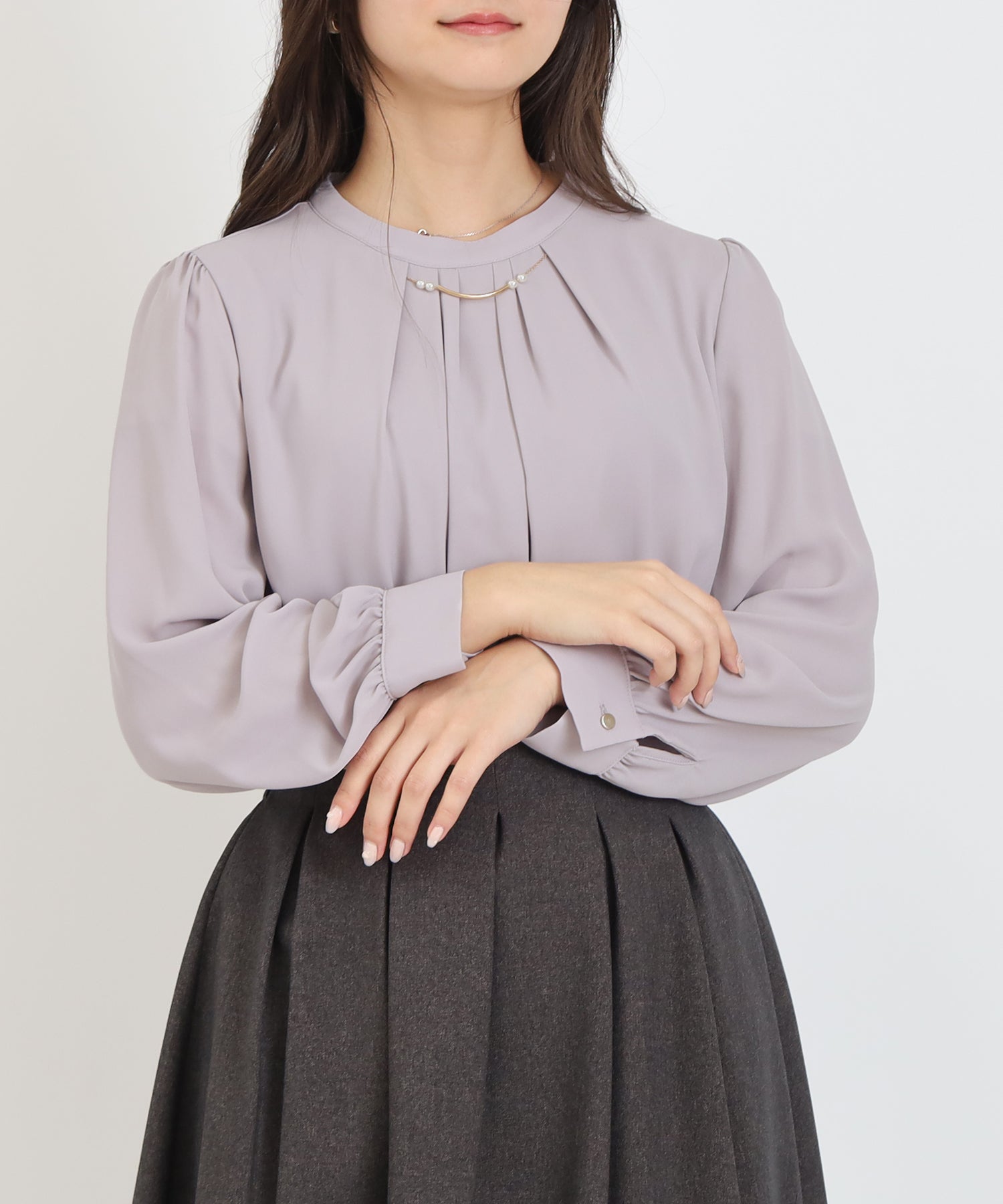 ライトグレー model:160 着用サイズ:M