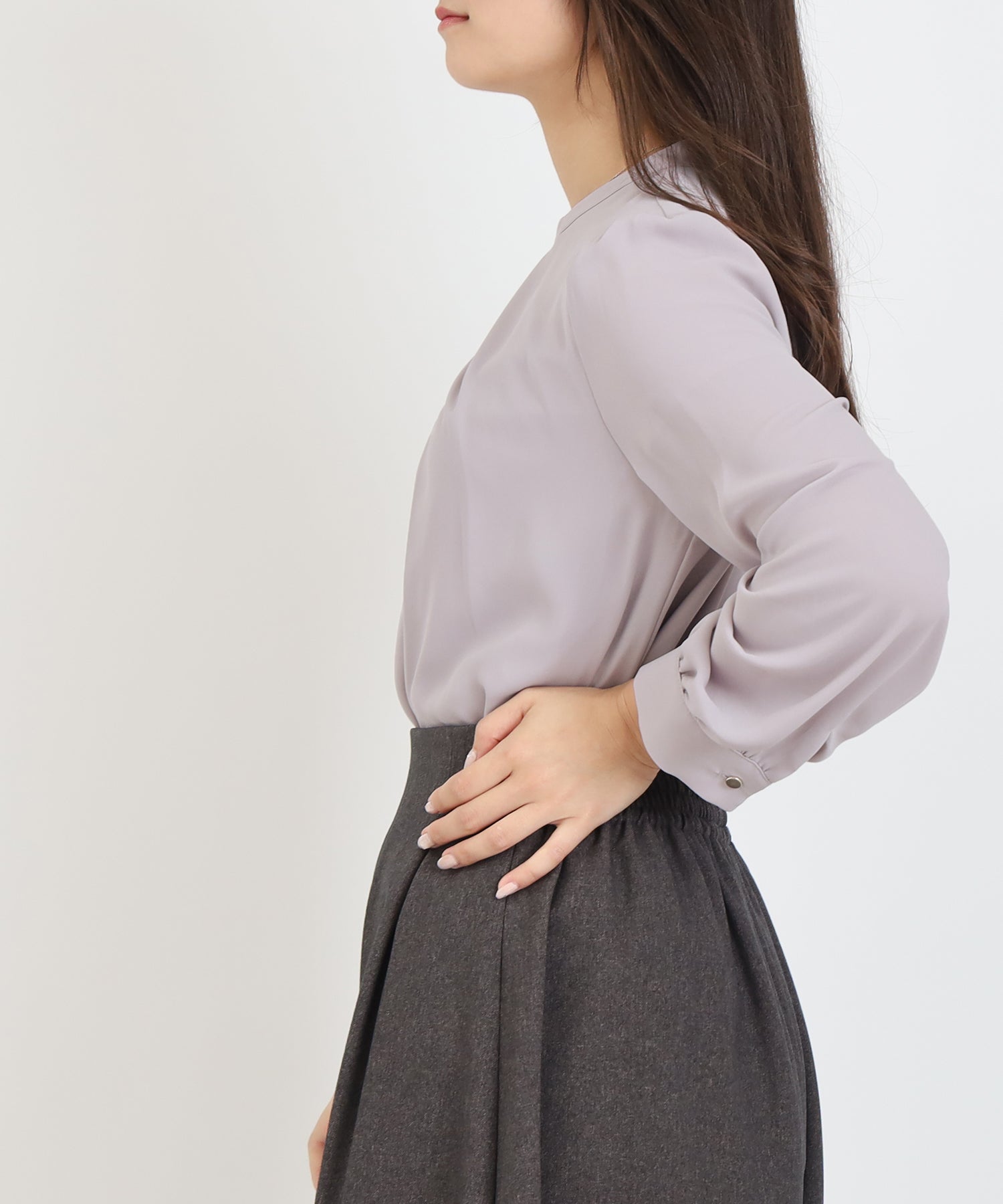 ライトグレー model:160 着用サイズ:M