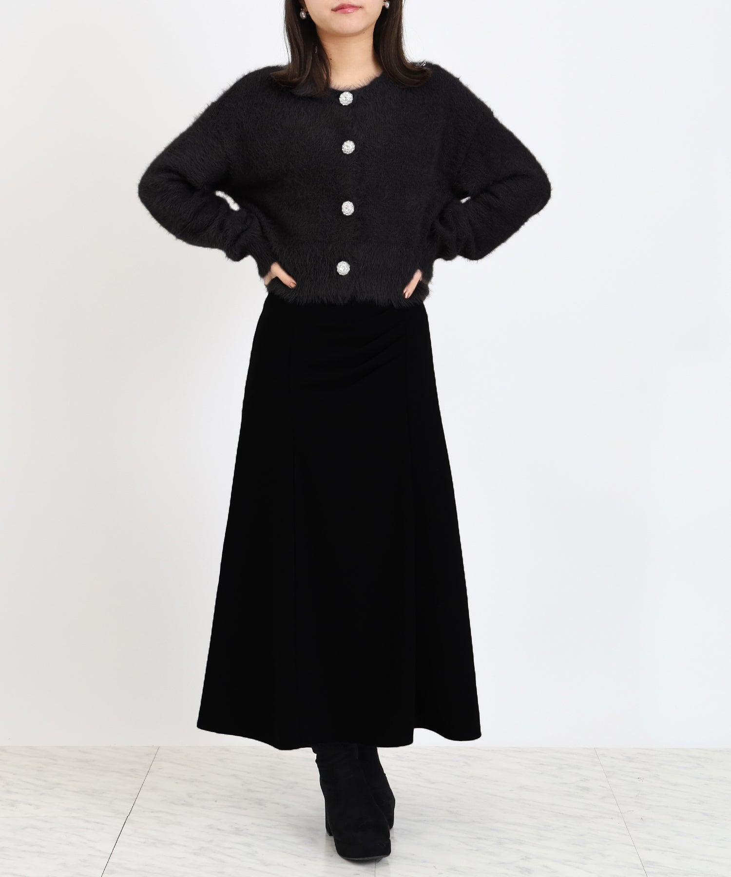 ブラック model:156 着用サイズ:M