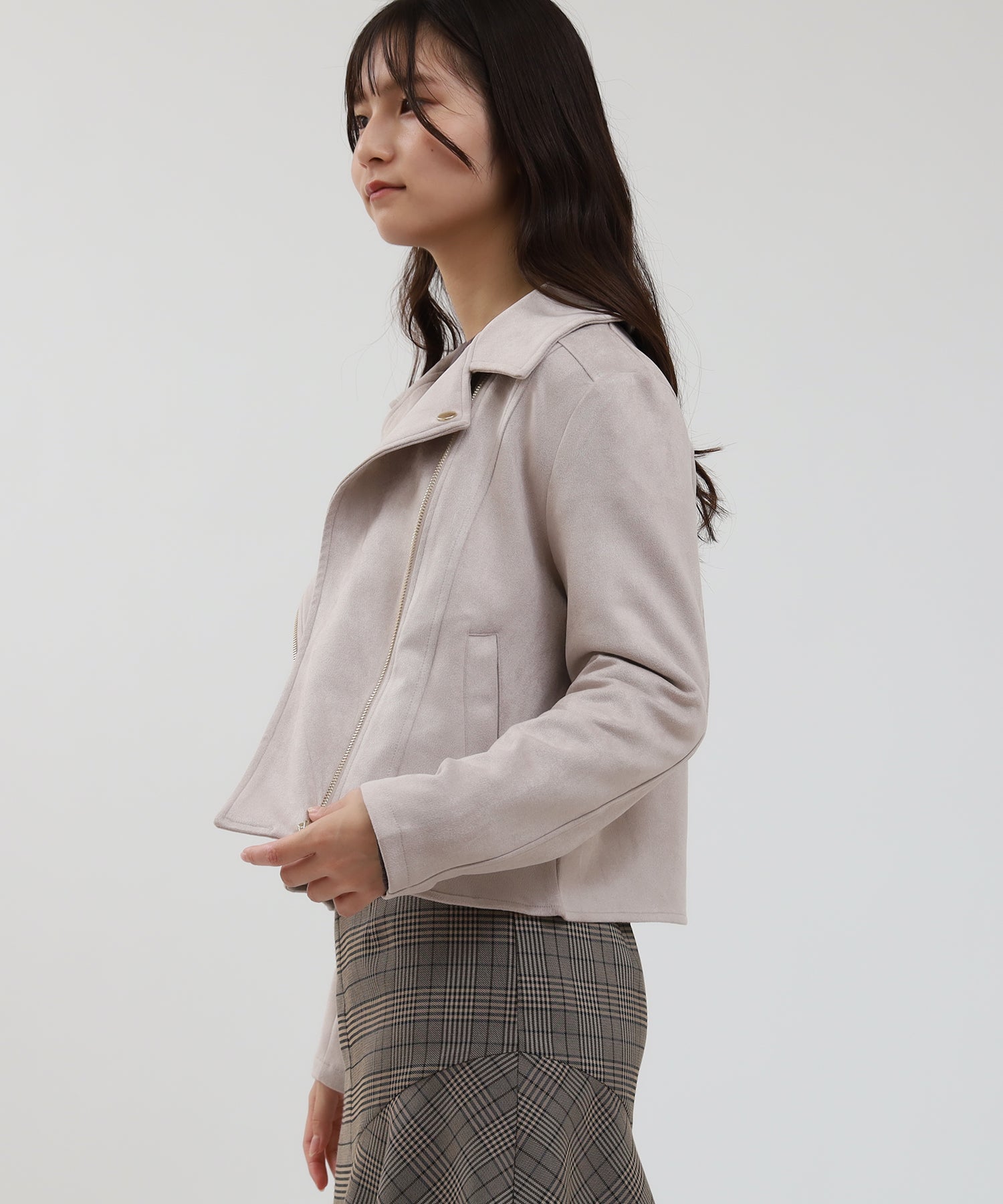 グレージュ model:160 着用サイズ:M