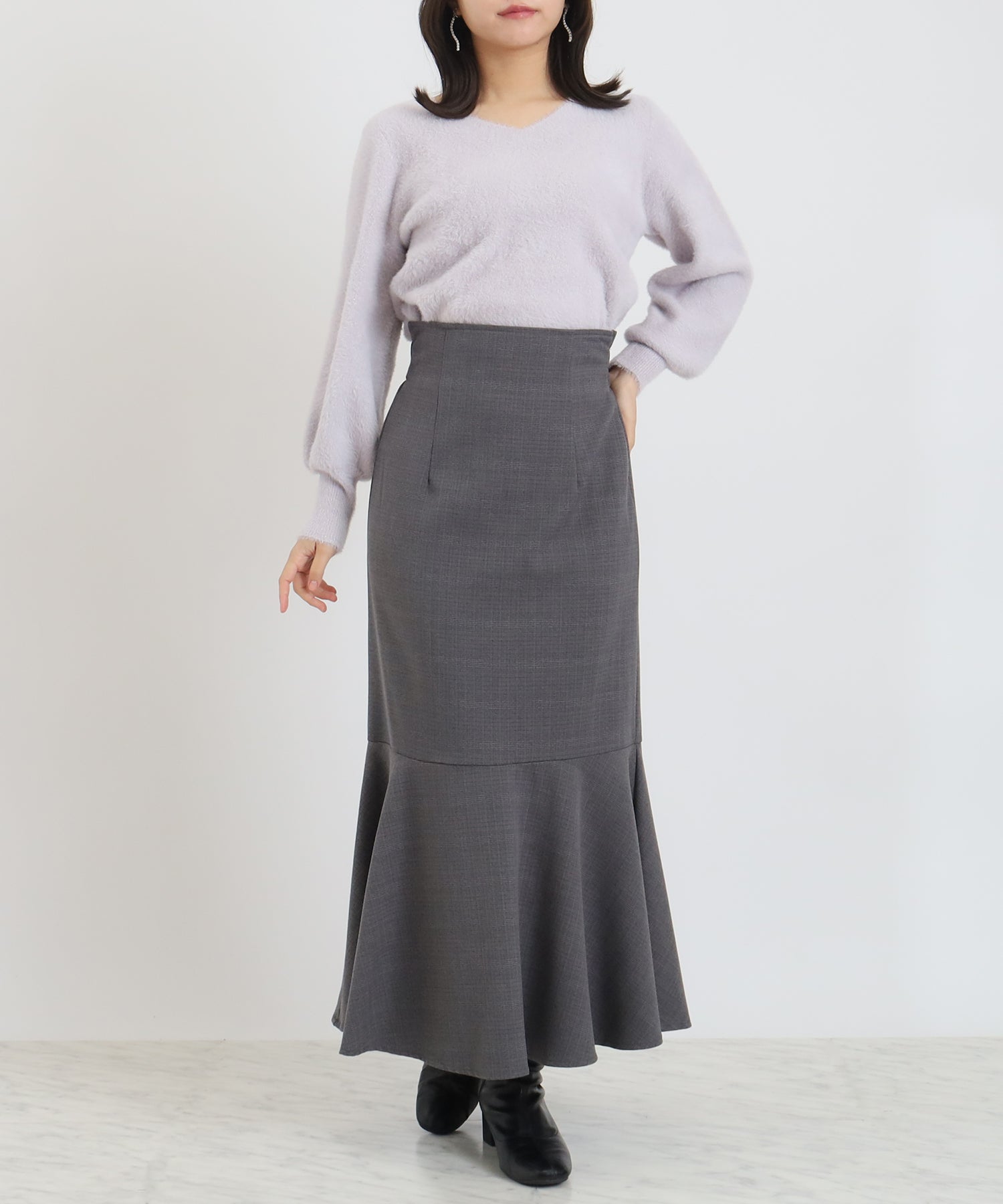 チャコール model:156㎝ 着用サイズ:M