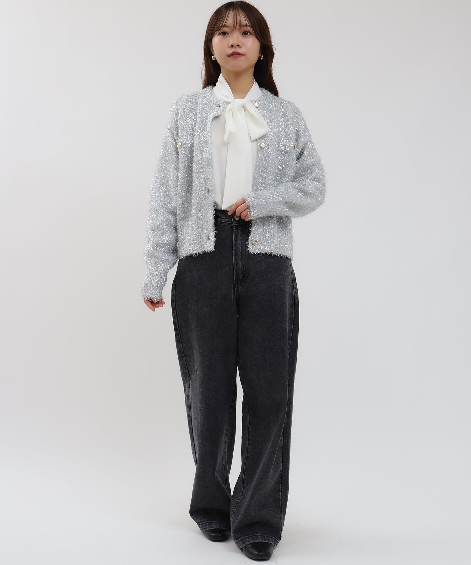 ブラック model:155 着用サイズ:M