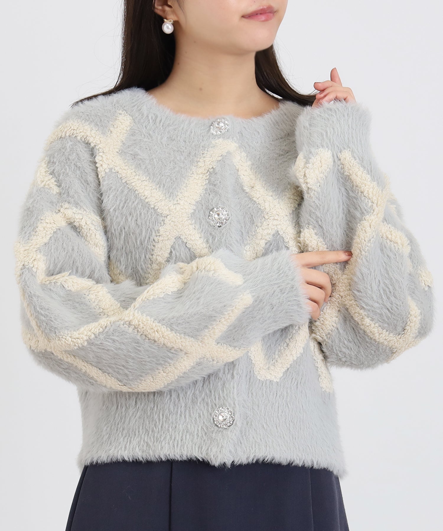 ライトグレー model;156 着用サイズ:M