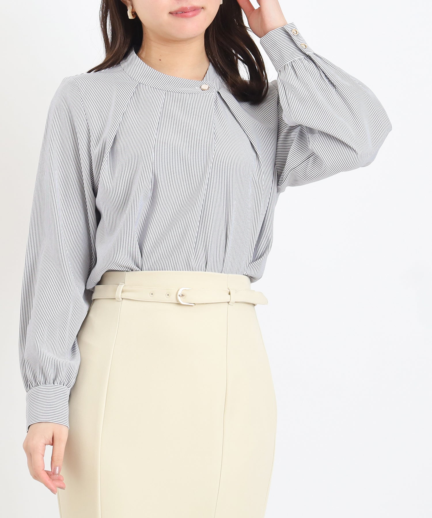 ホワイト×ブラック model:156 着用サイズ:M