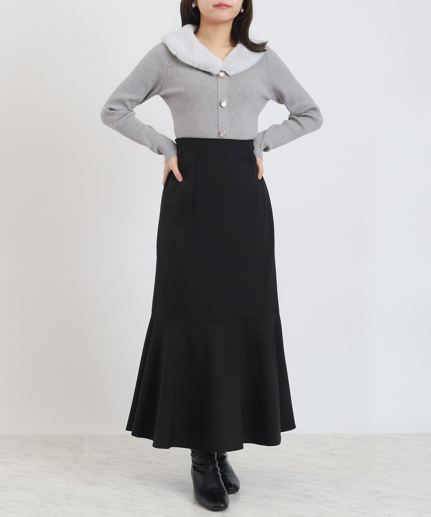 ブラック model:156㎝ 着用サイズ:M