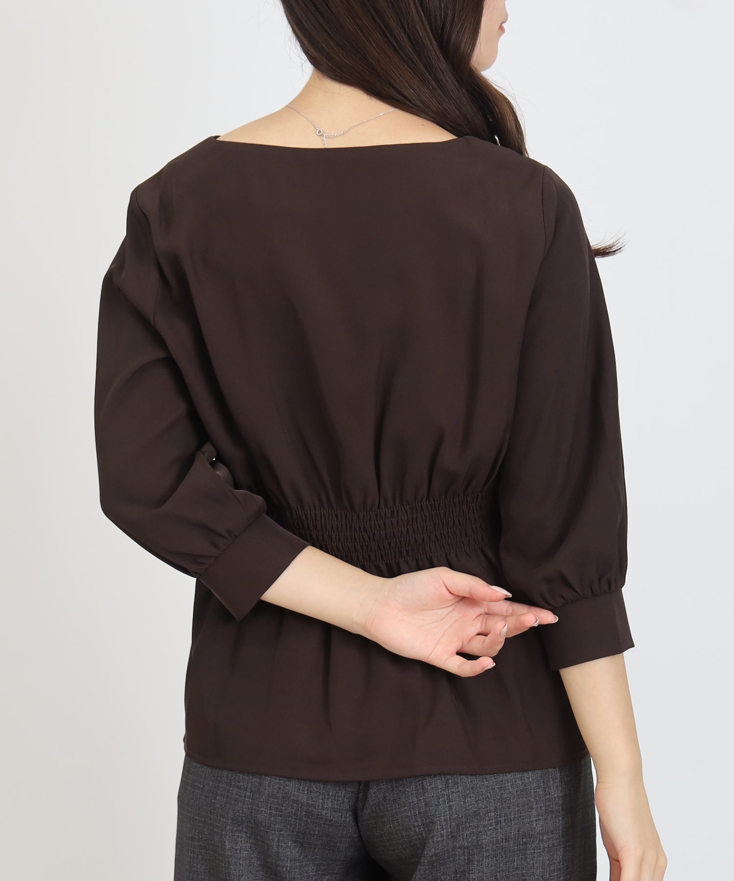 ブラウン model:160 着用サイズ:M