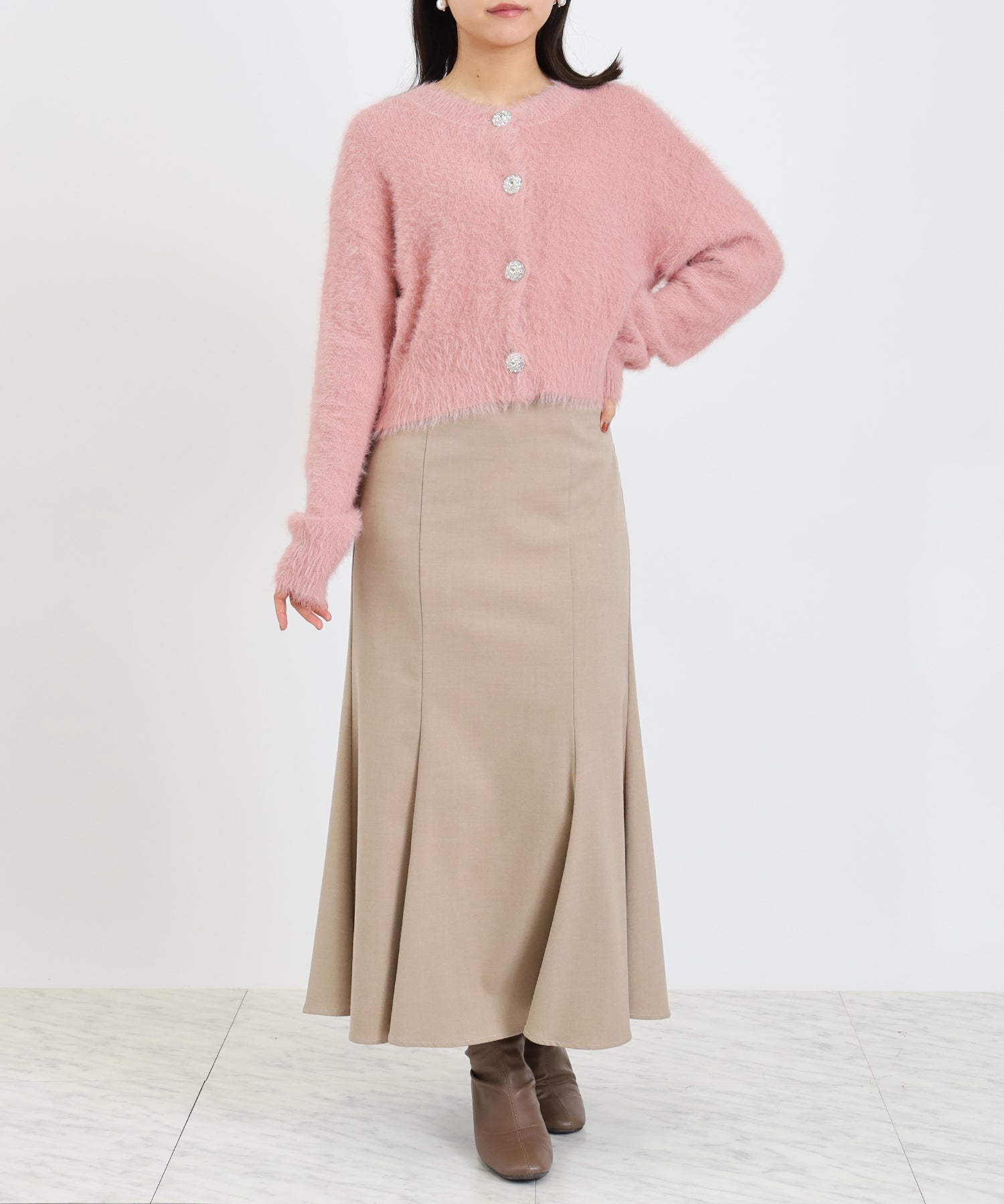 ピンク model:156 着用サイズ:M