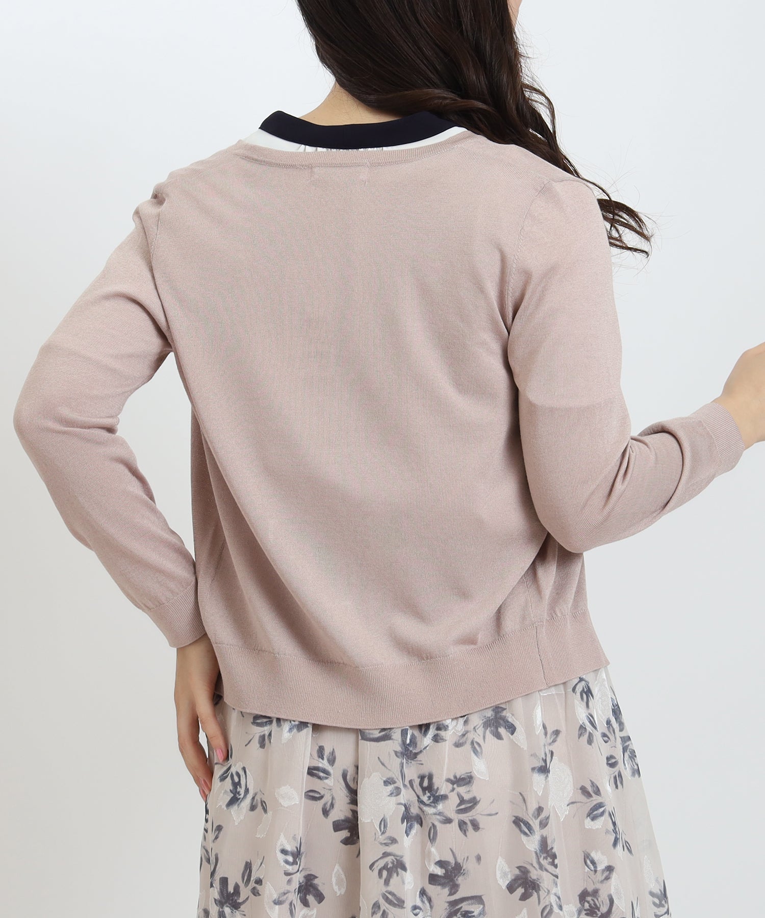 ピンクベージュ model:160cm 着用サイズ:M