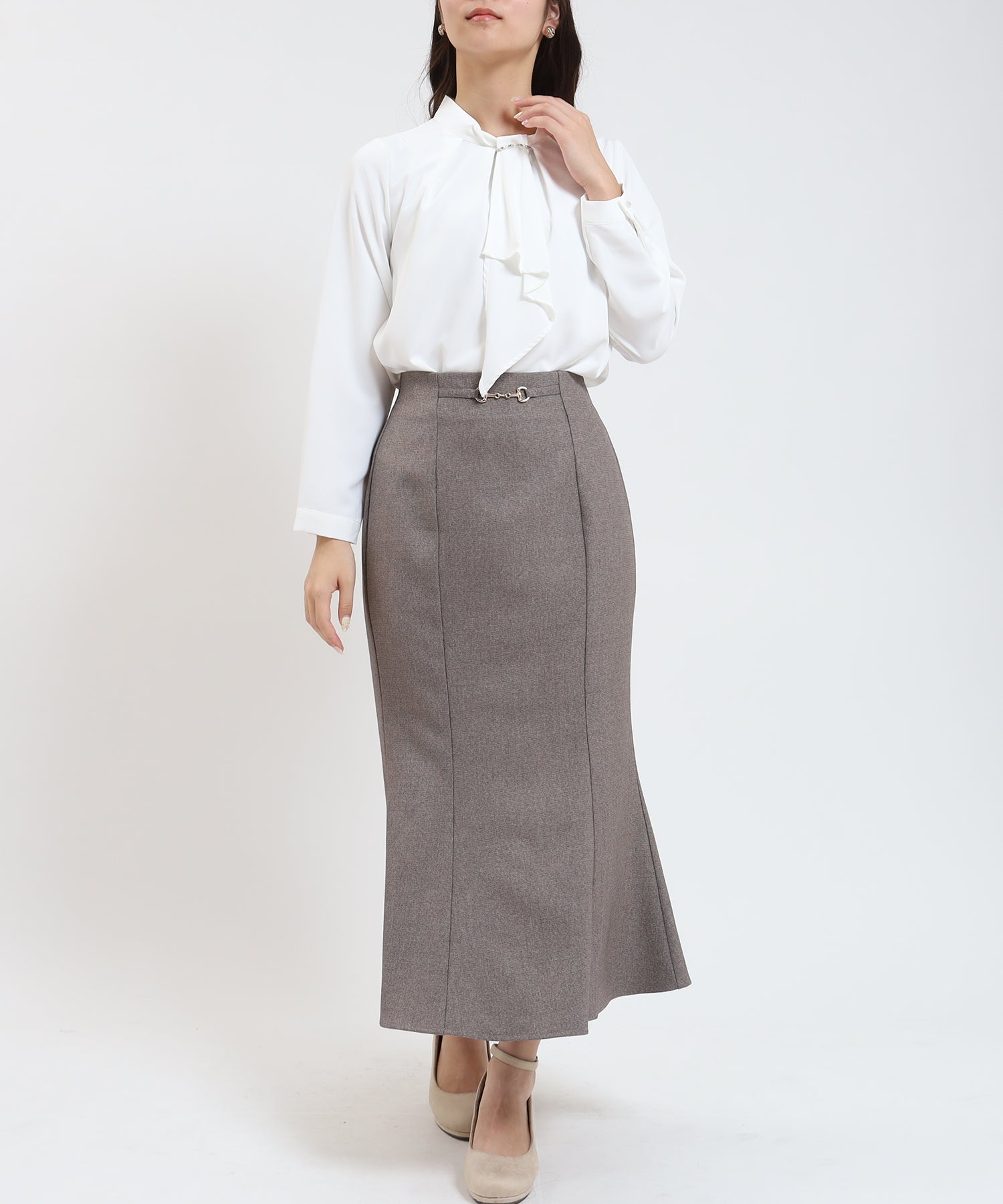 ホワイト model:160 着用サイズ:M