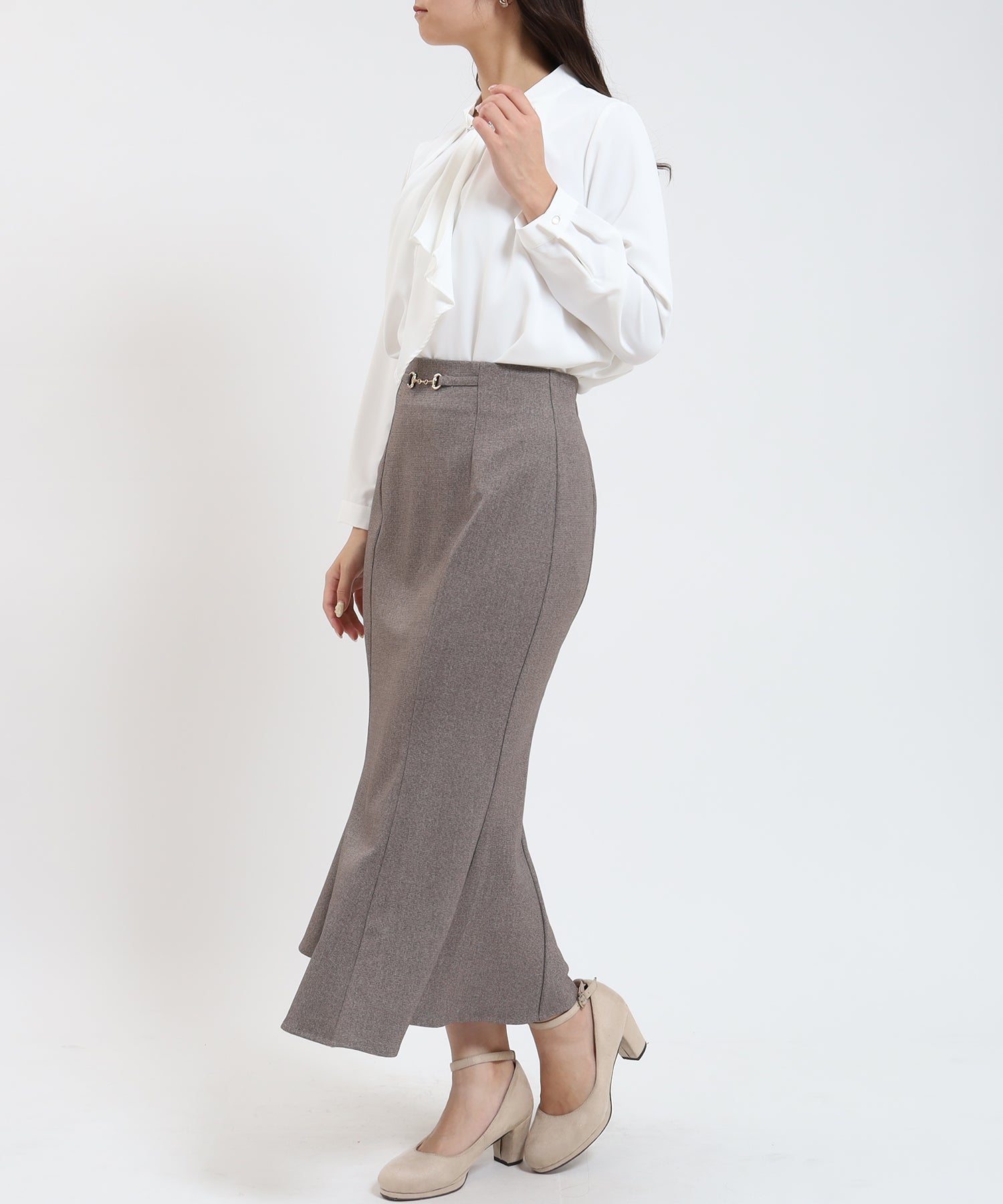 ホワイト model:160 着用サイズ:M