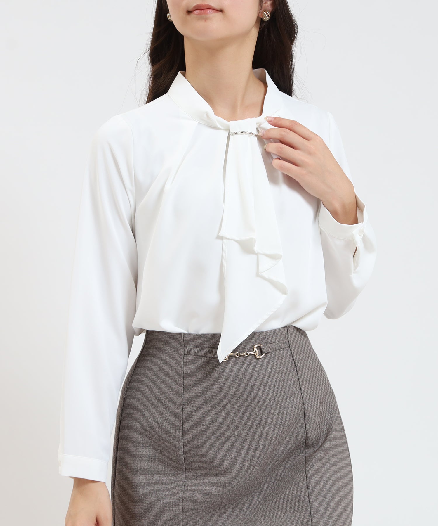 ホワイト model:160 着用サイズ:M