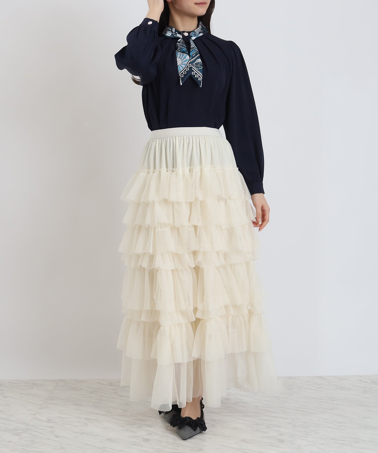 アイボリー model:160 着用サイズ:M