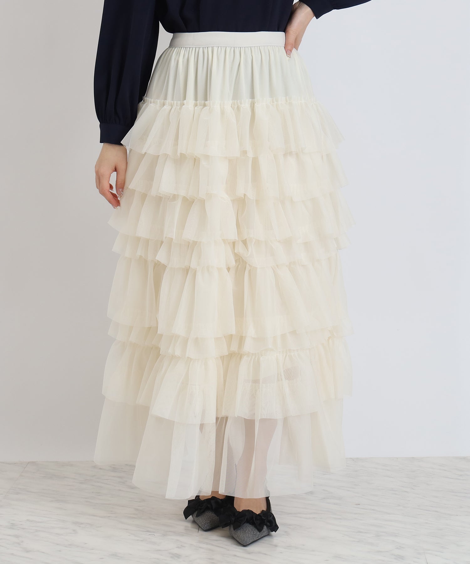 アイボリー model:160 着用サイズ:M