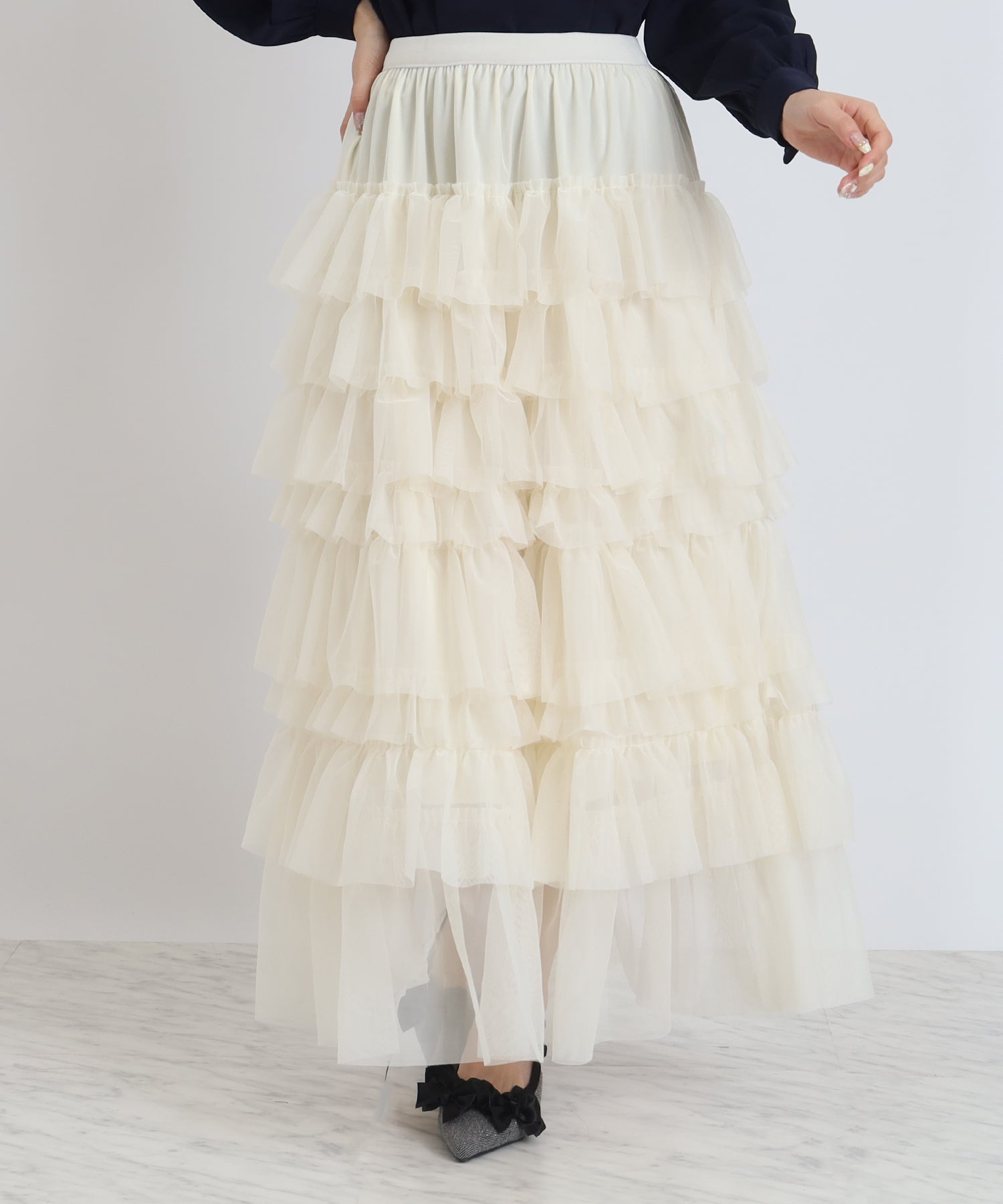 アイボリー model:160 着用サイズ:M