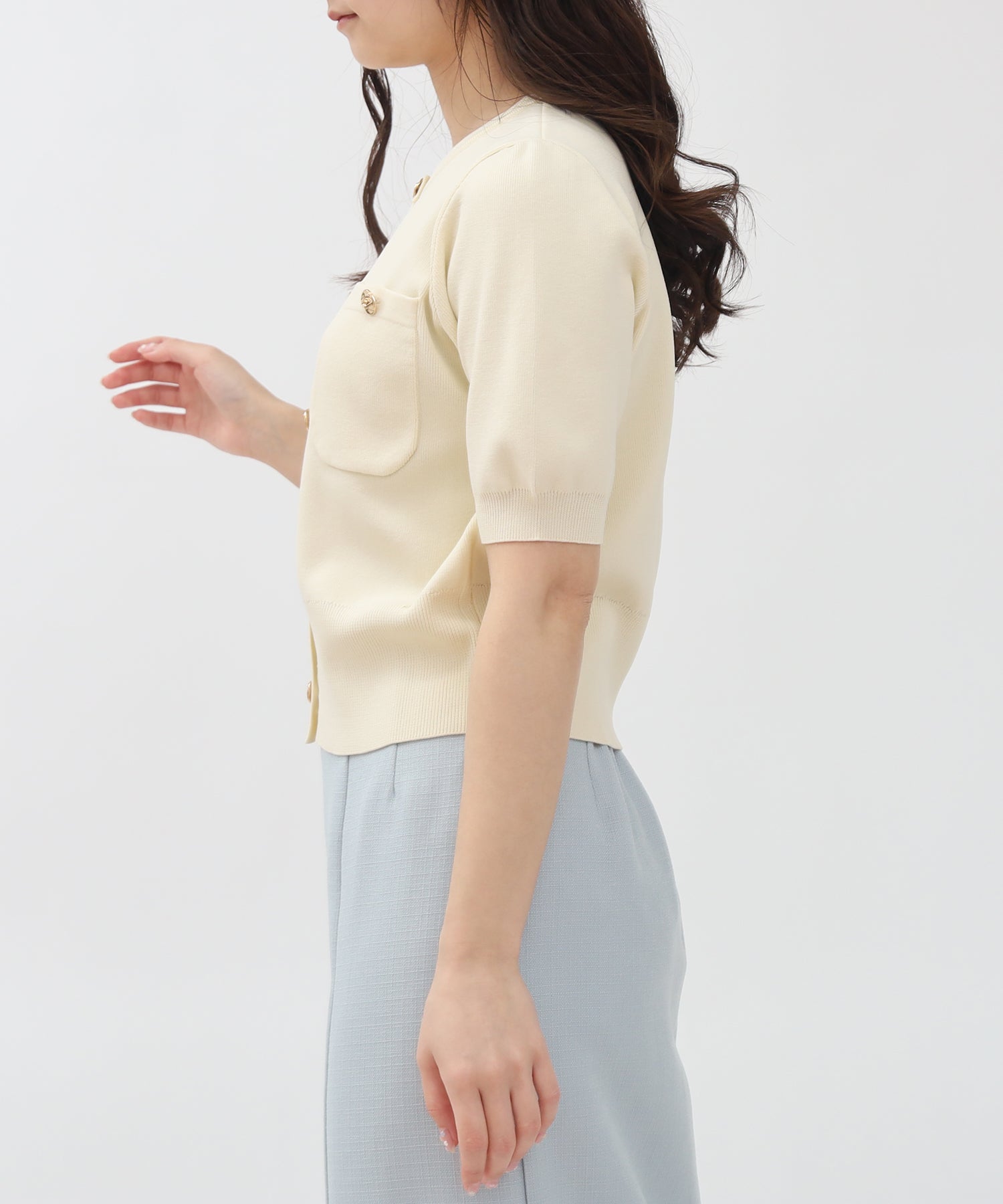 ホワイト model:160 着用サイズ:M