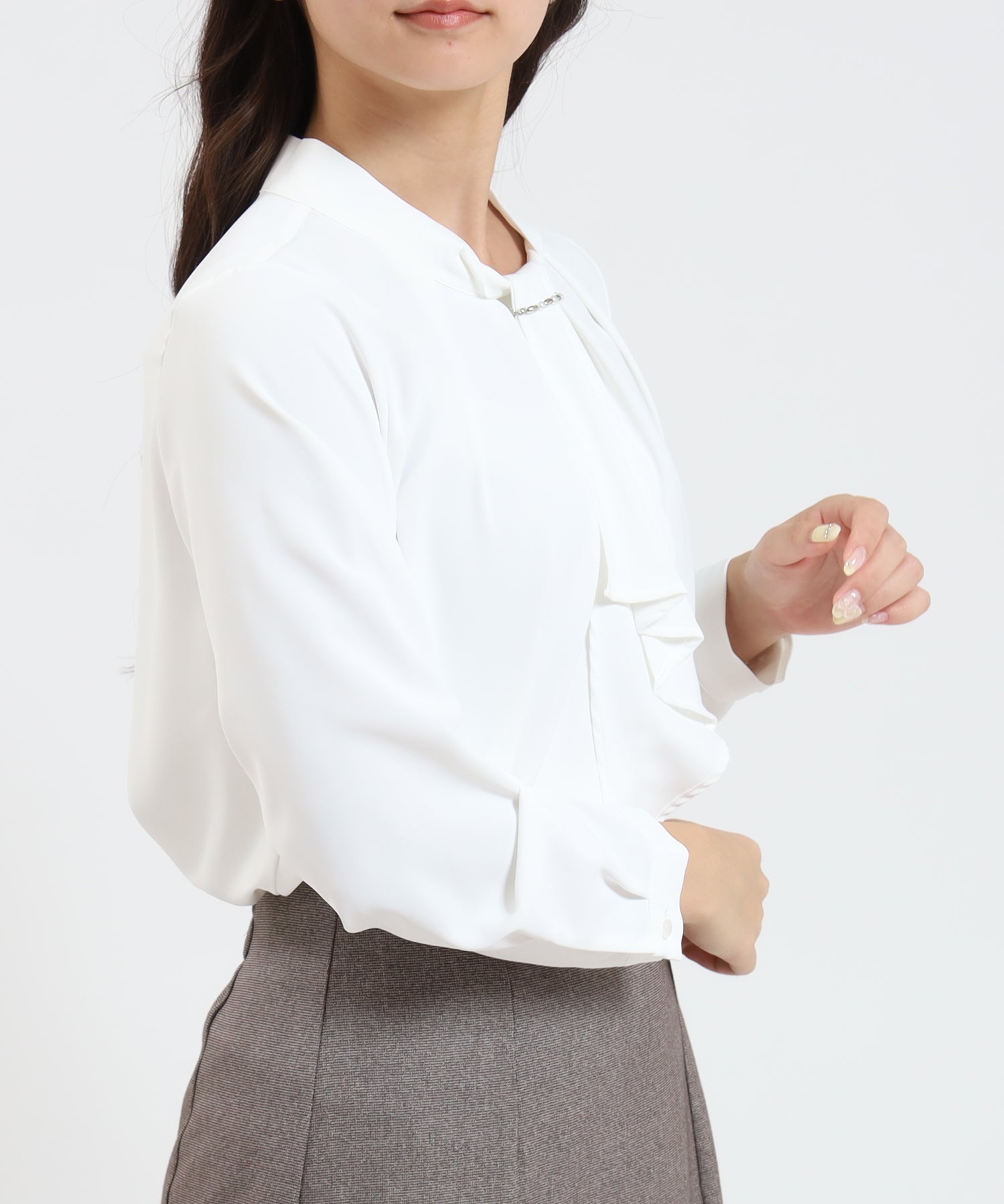 ホワイト model:160 着用サイズ:M