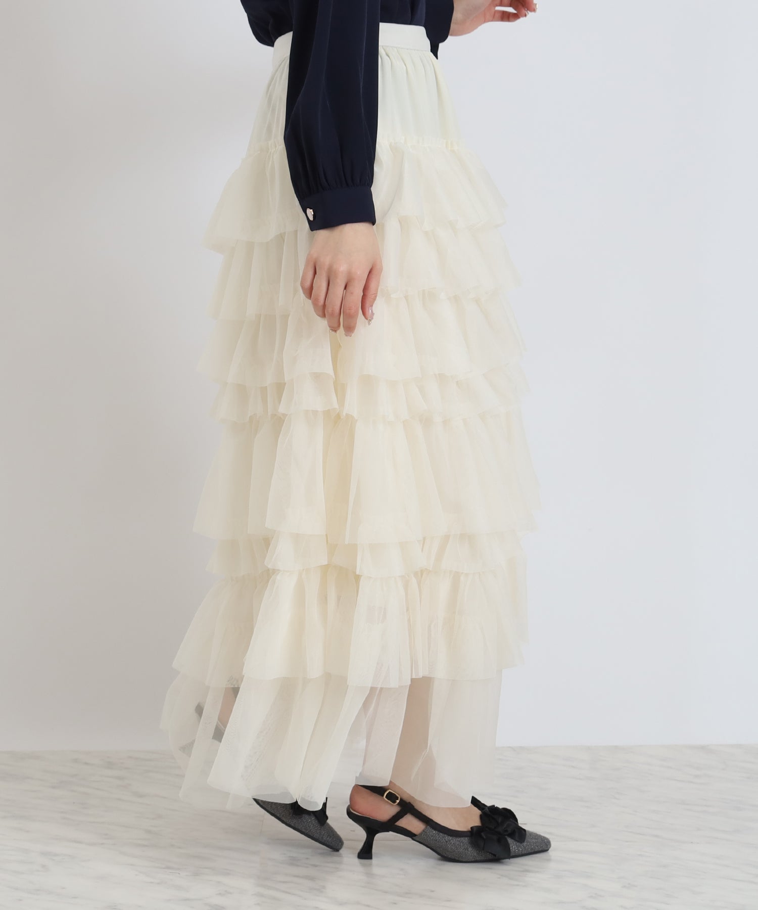 アイボリー model:160 着用サイズ:M