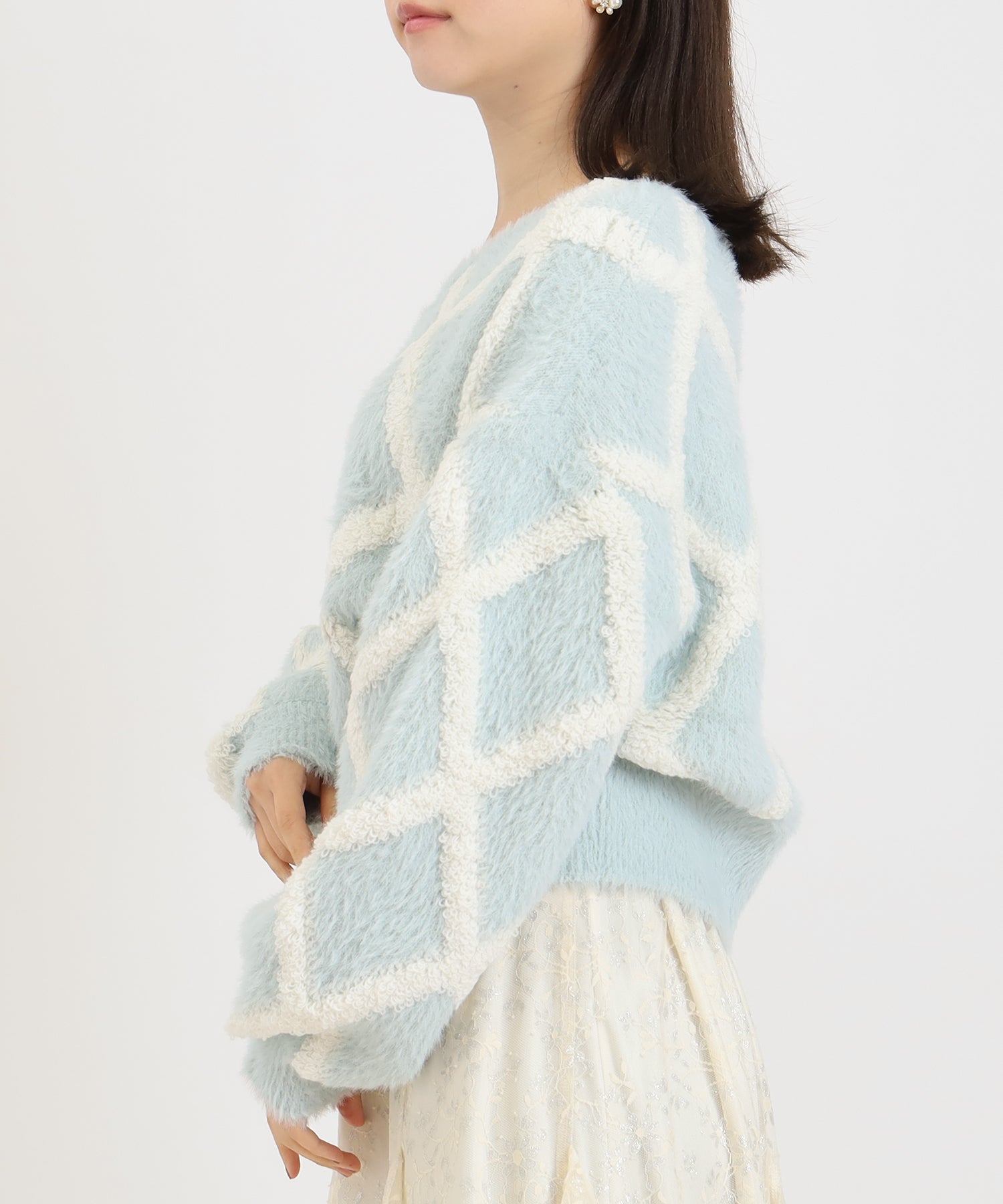 ブルー model:156 着用サイズ:M