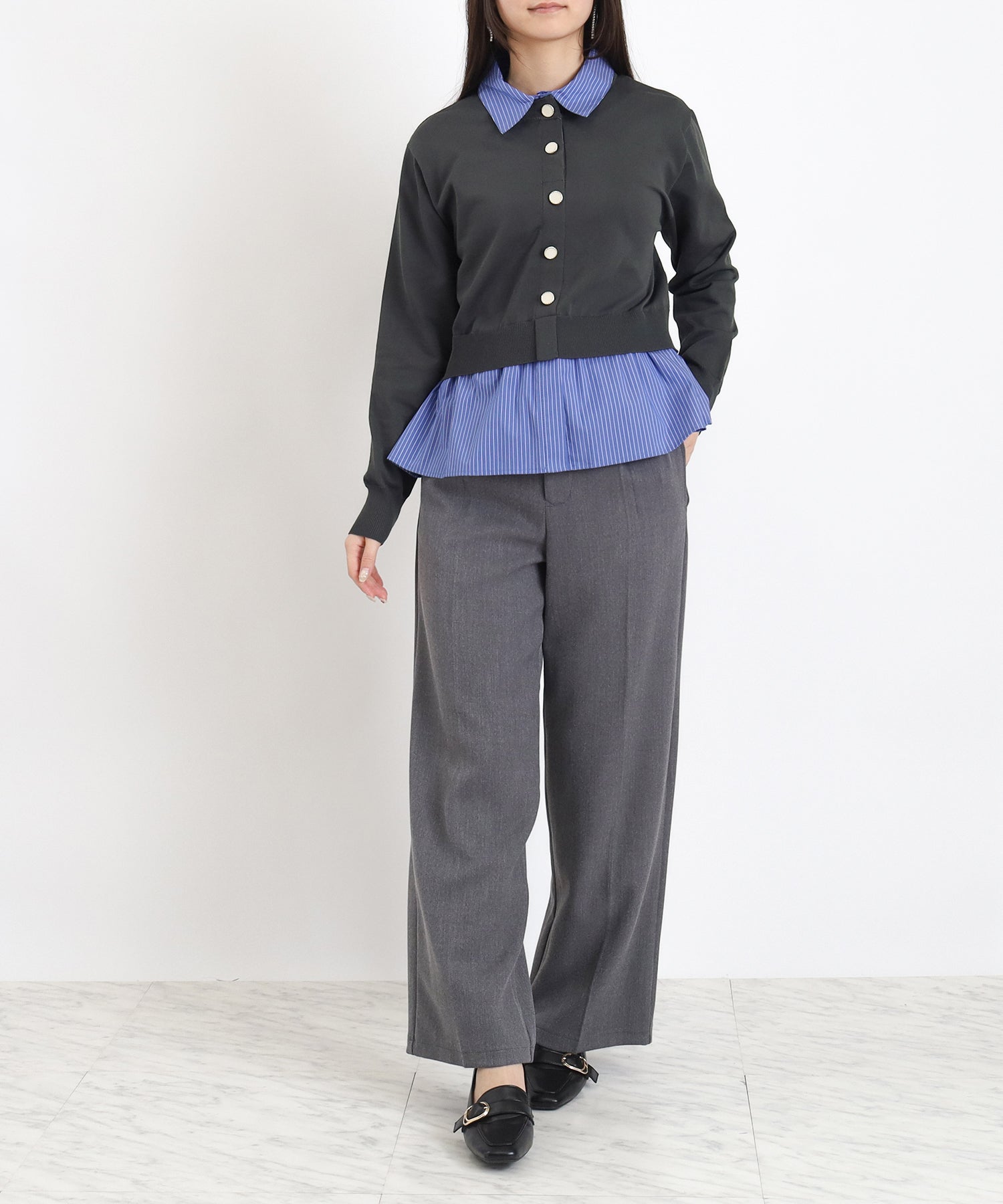 チャコール model:160 着用サイズ:M