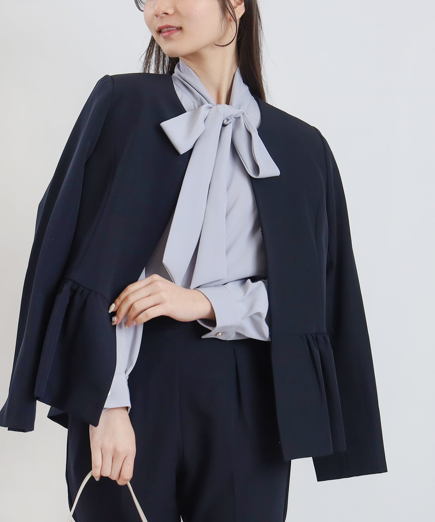 ダスティーブルー model:160㎝ 着用サイズ:M