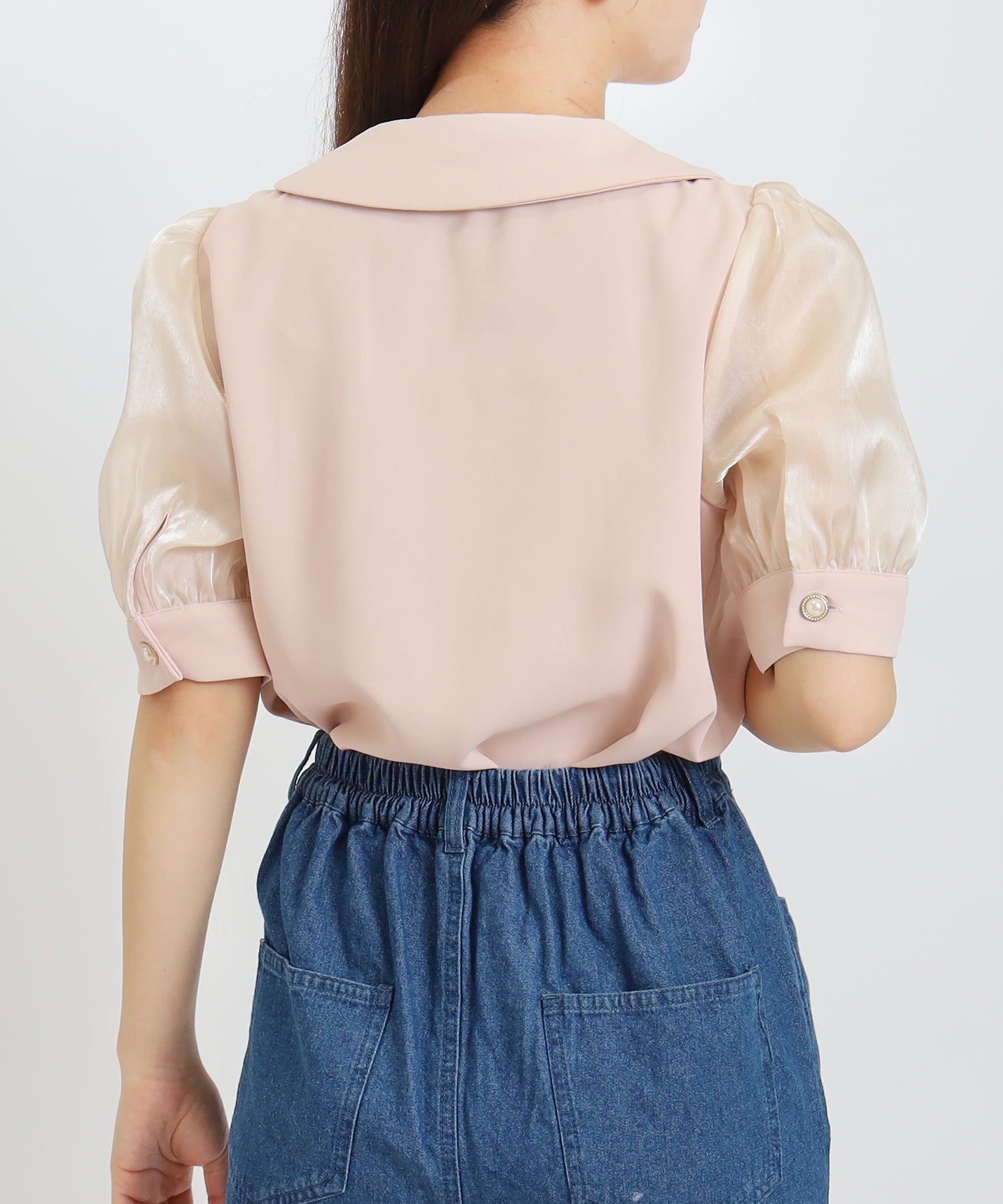 ピンクベージュ model:156 着用サイズ:M