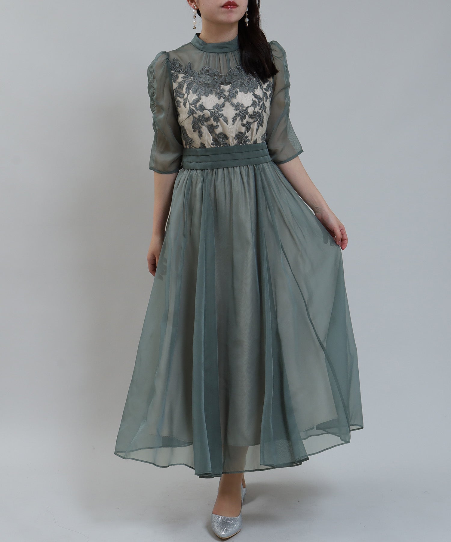 グリーン model:156cm 着用サイズ:M