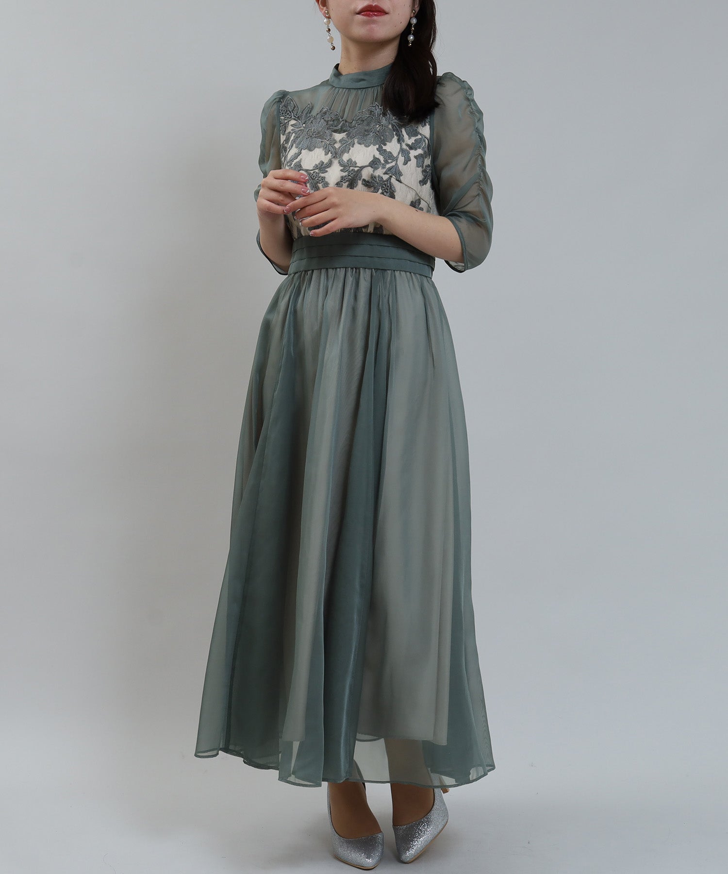 グリーン model:156cm 着用サイズ:M