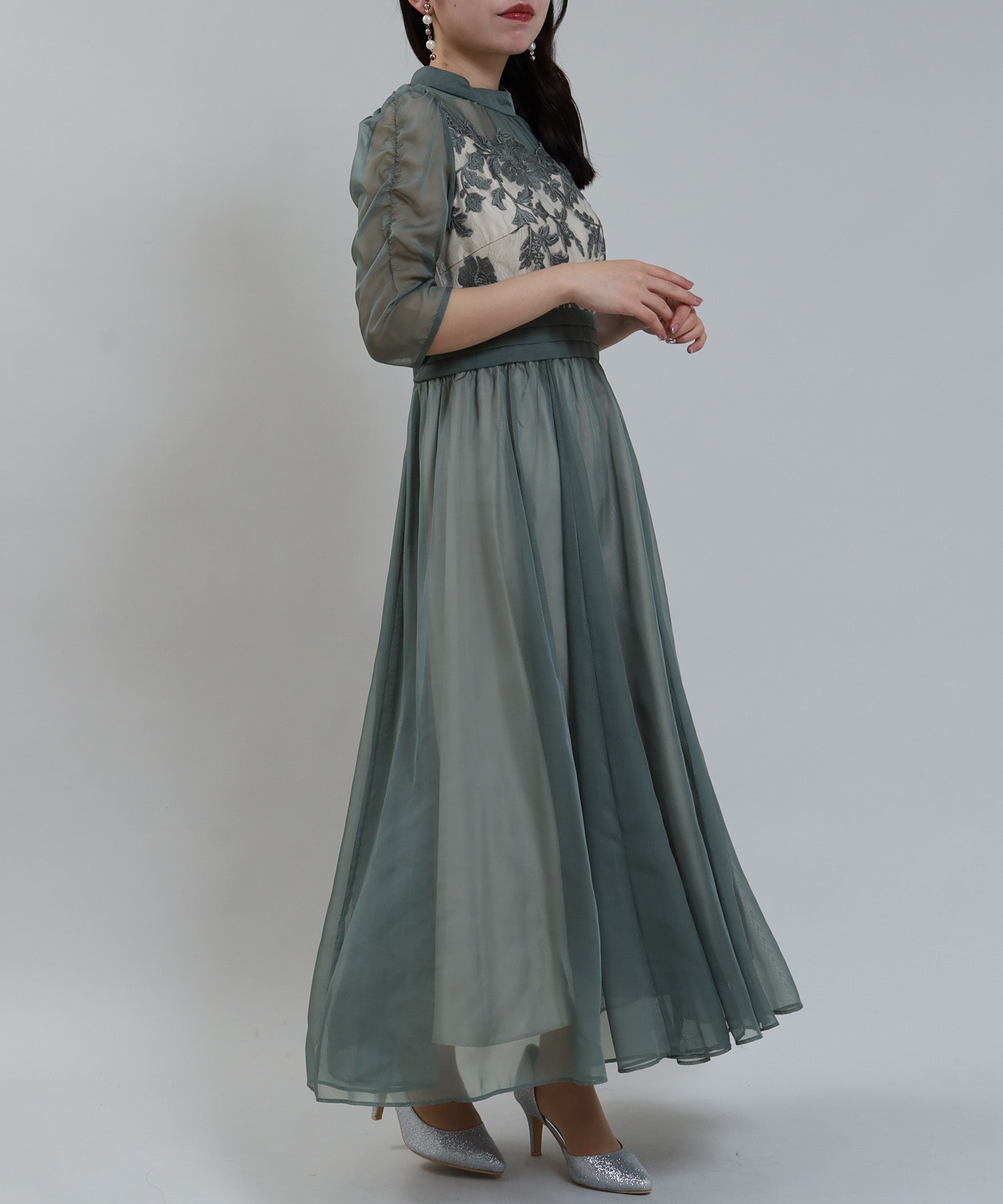 グリーン model:156cm 着用サイズ:M