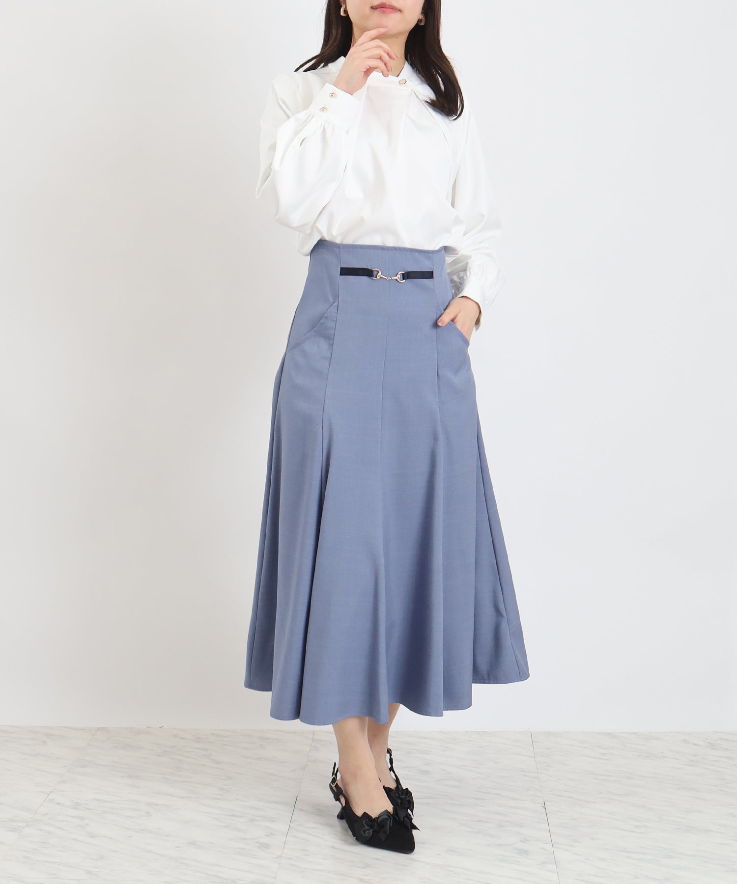 ホワイト model:156 着用サイズ:M