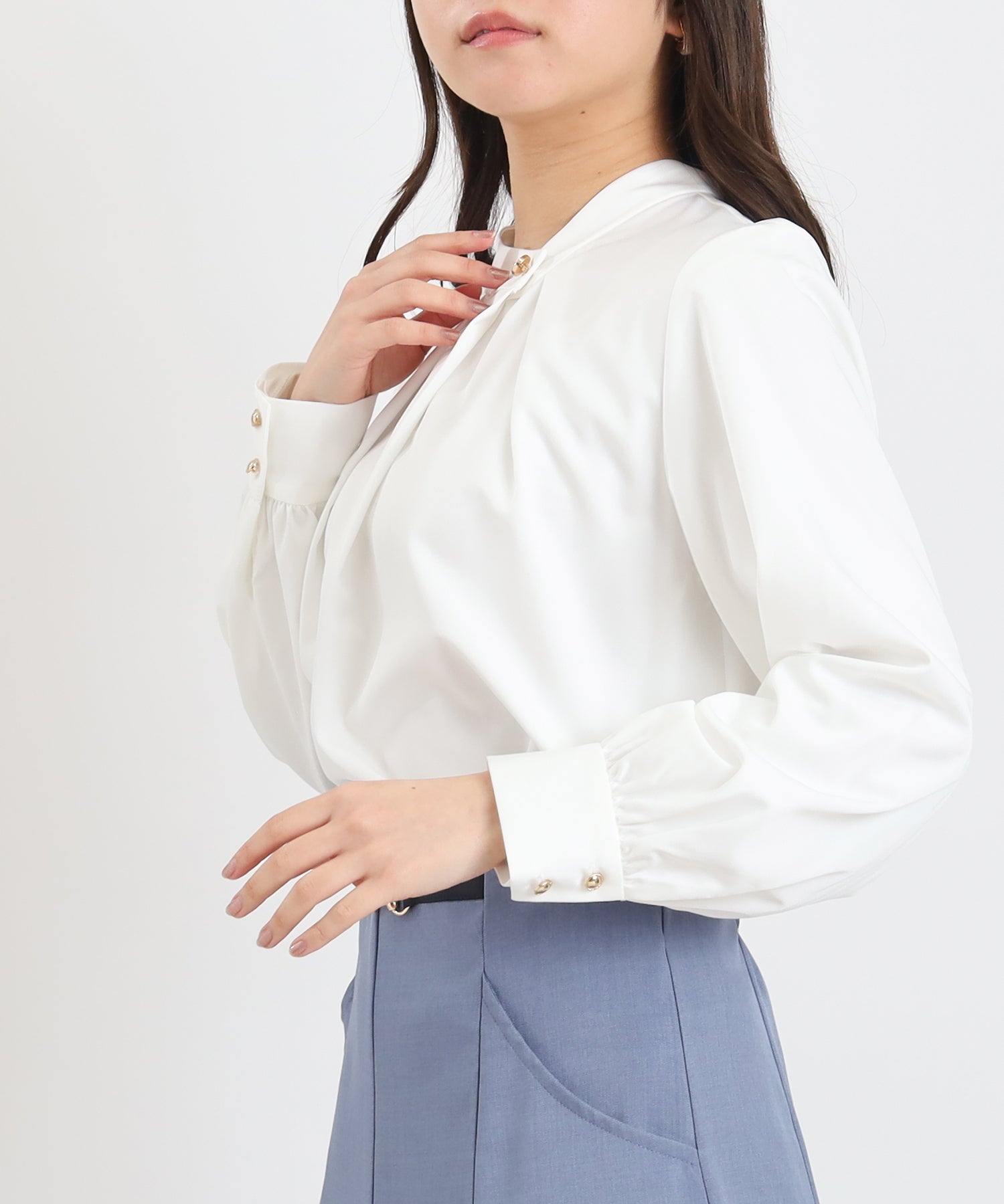 ホワイト model:156 着用サイズ:M