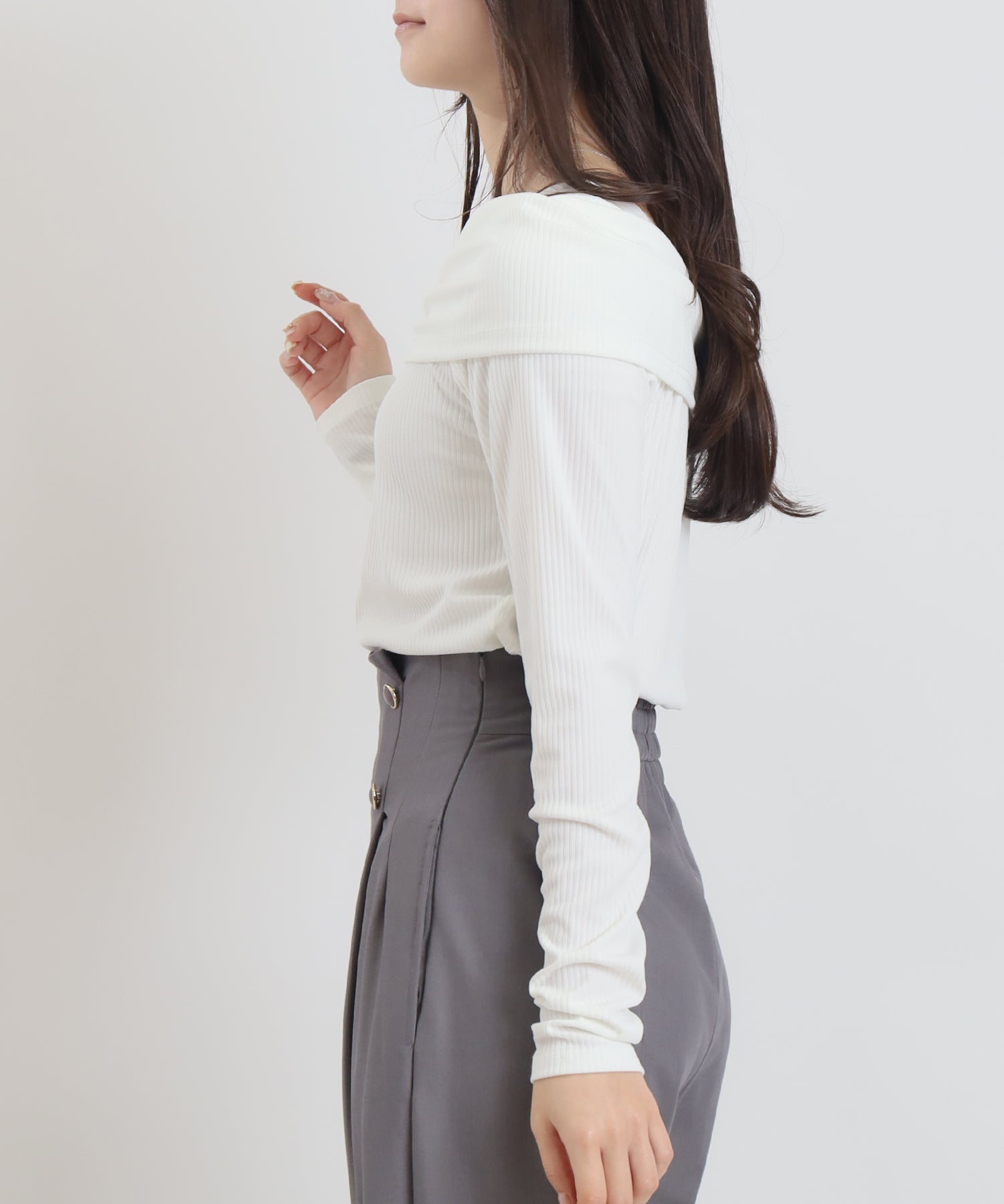 ホワイト model:160 着用サイズ:M