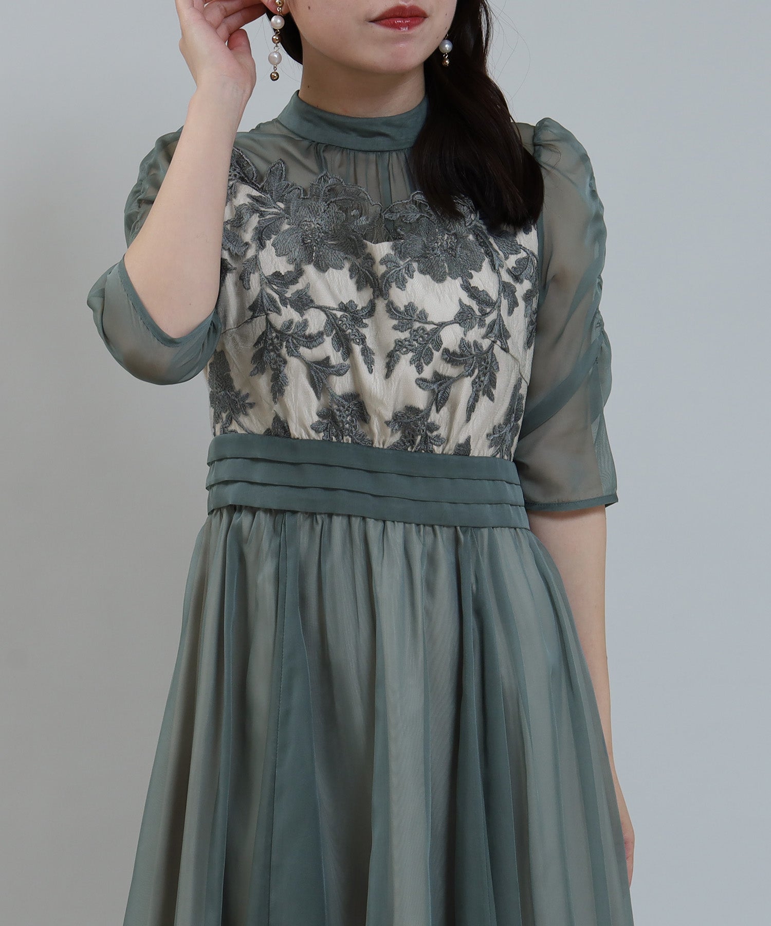 グリーン model:156cm 着用サイズ:M