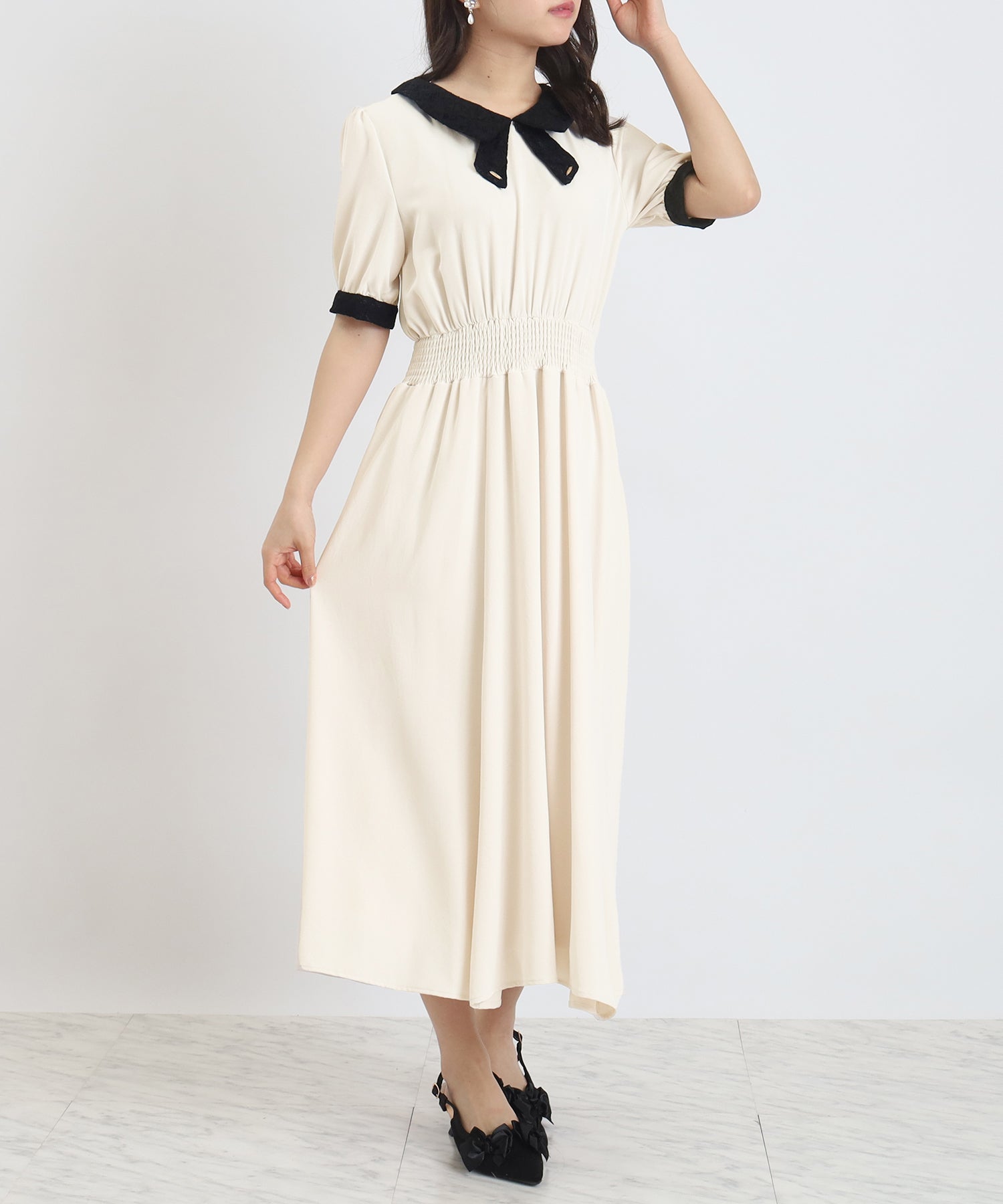 アイボリー model:156cm 着用サイズ:M