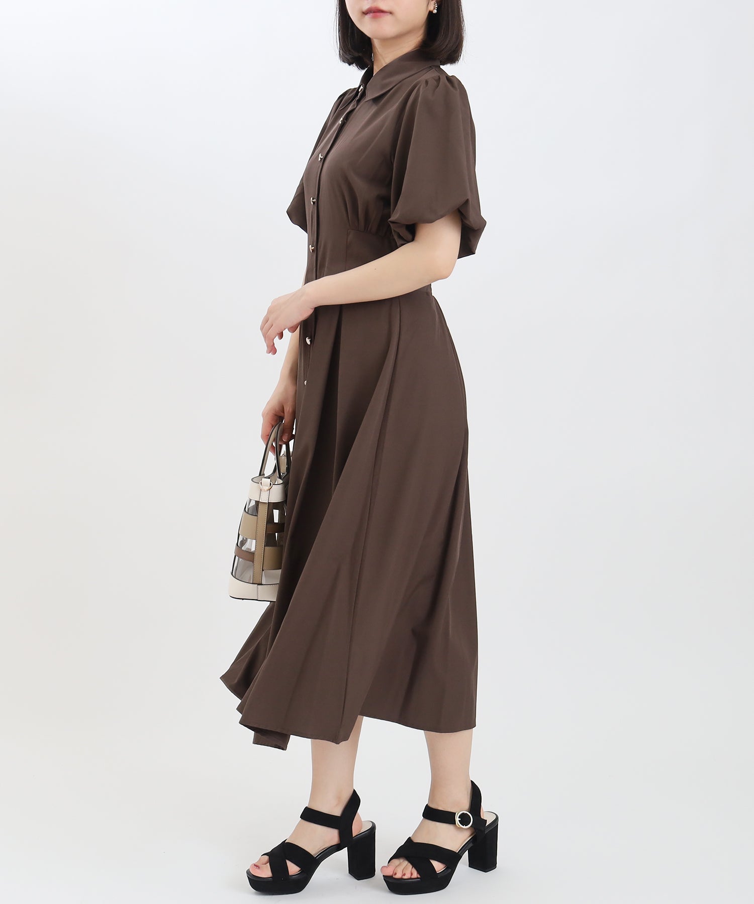 ブラウン model:156 着用サイズ:M