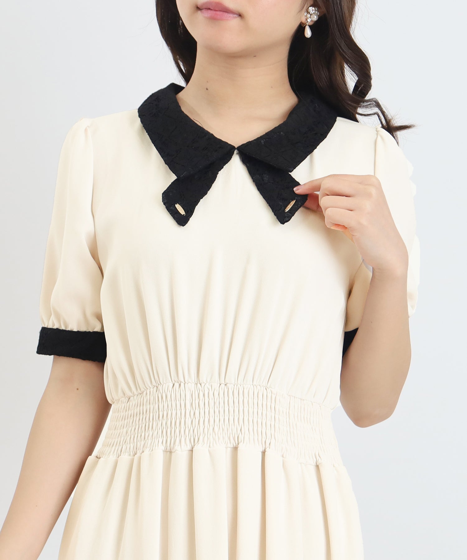 アイボリー model:156cm 着用サイズ:M