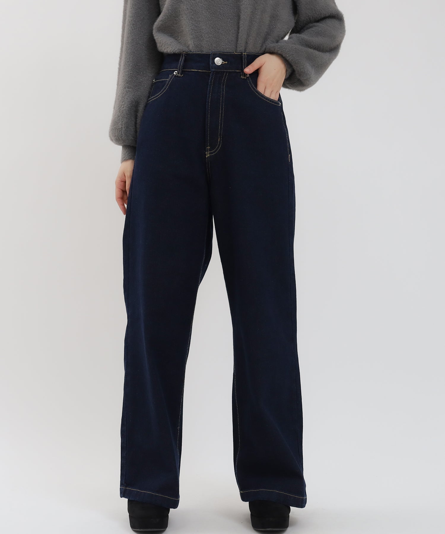 インディゴブルー model:155 着用サイズ:M