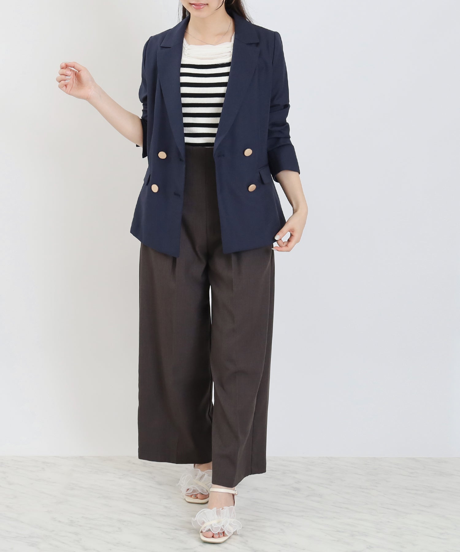 ネイビー model:160cm 着用サイズ:S