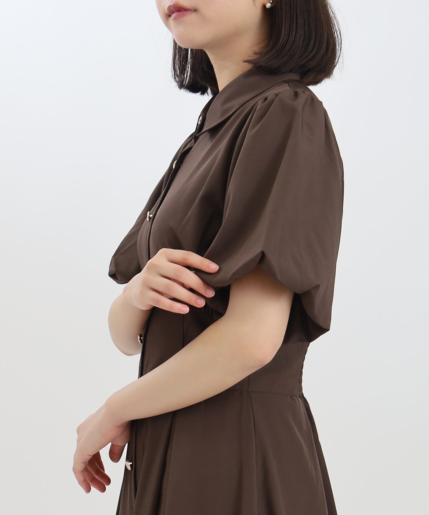 ブラウン model:156 着用サイズ:M