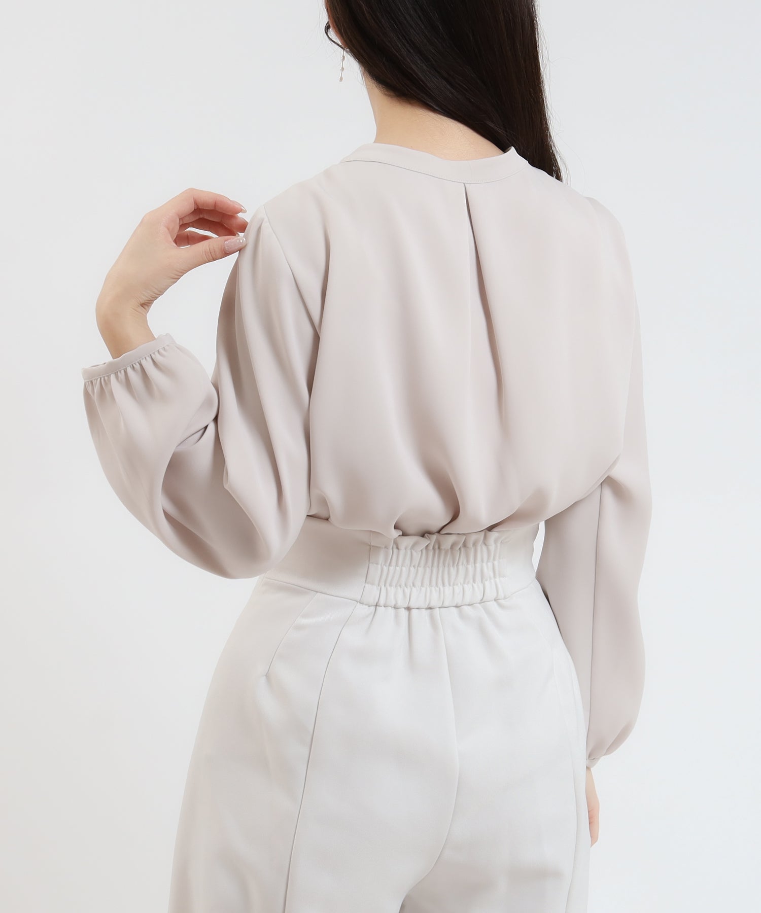 グレージュ model:160cm 着用サイズ:M