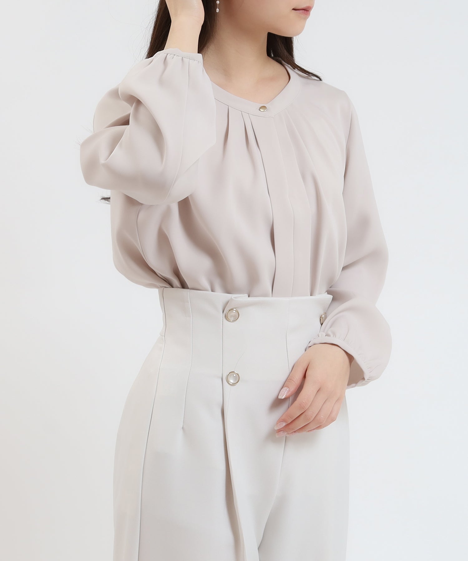 グレージュ model:160cm 着用サイズ:M