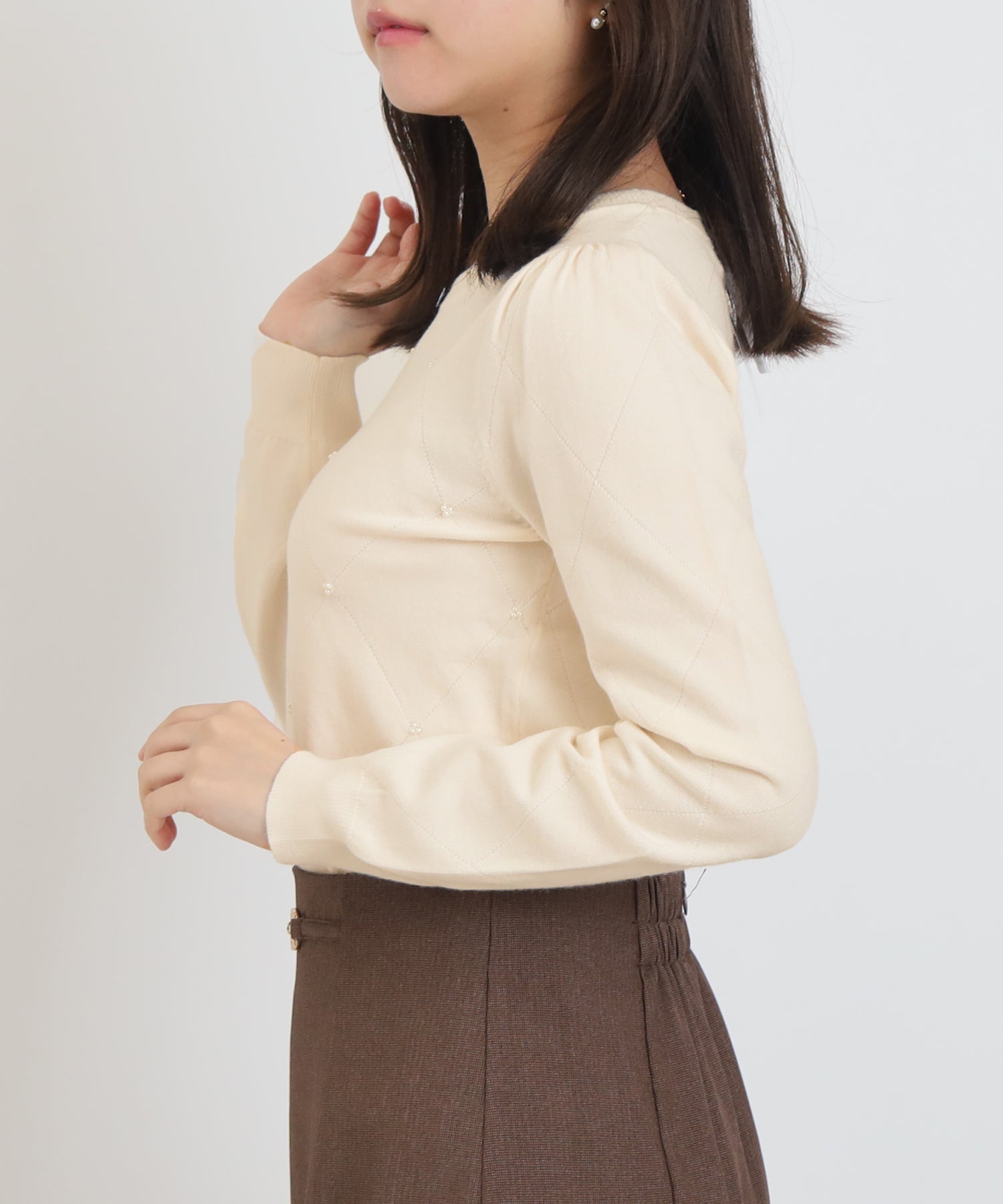 アイボリー model:156cm 着用サイズ:S