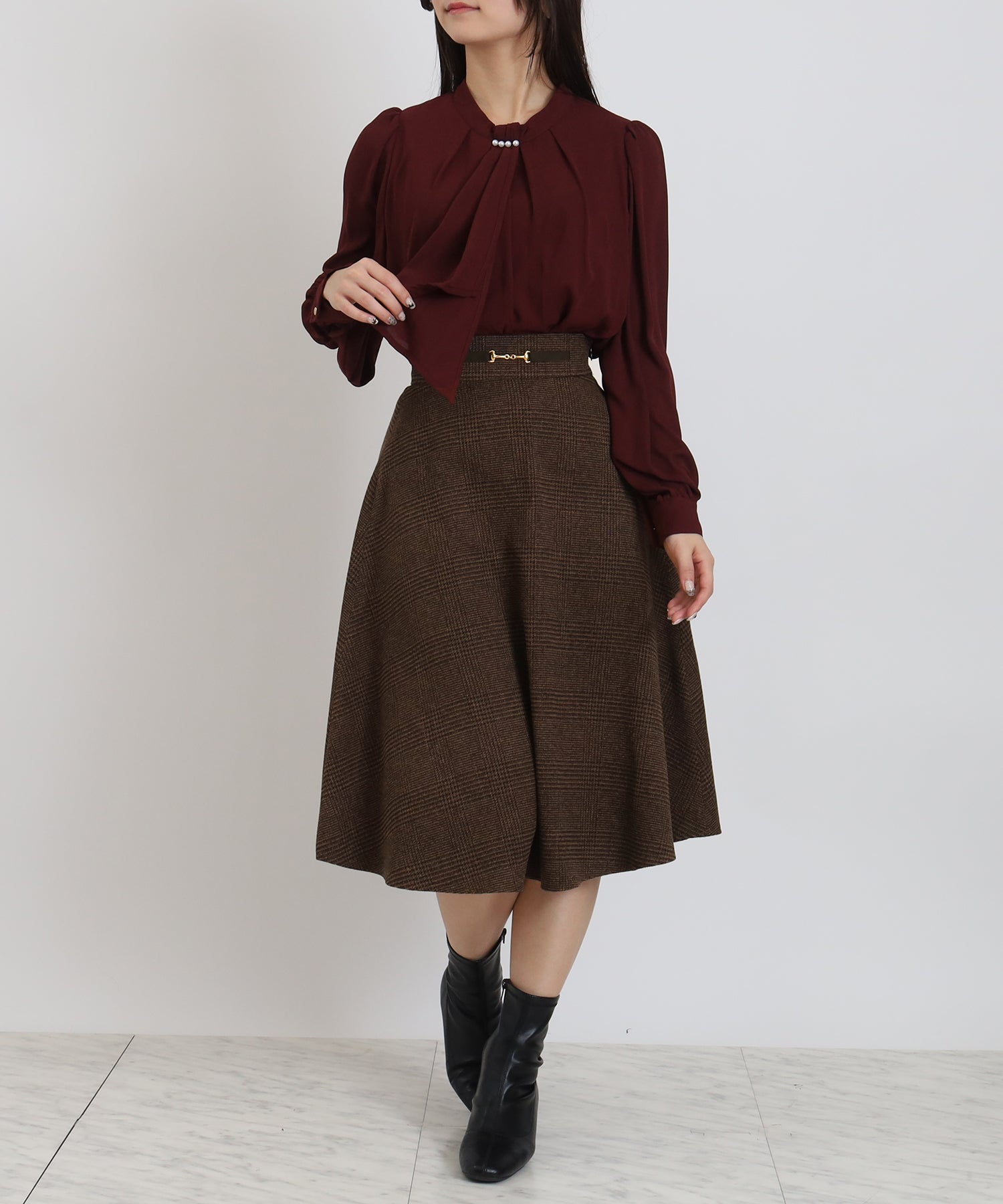 ブラウン model:160cm 着用サイズ:S