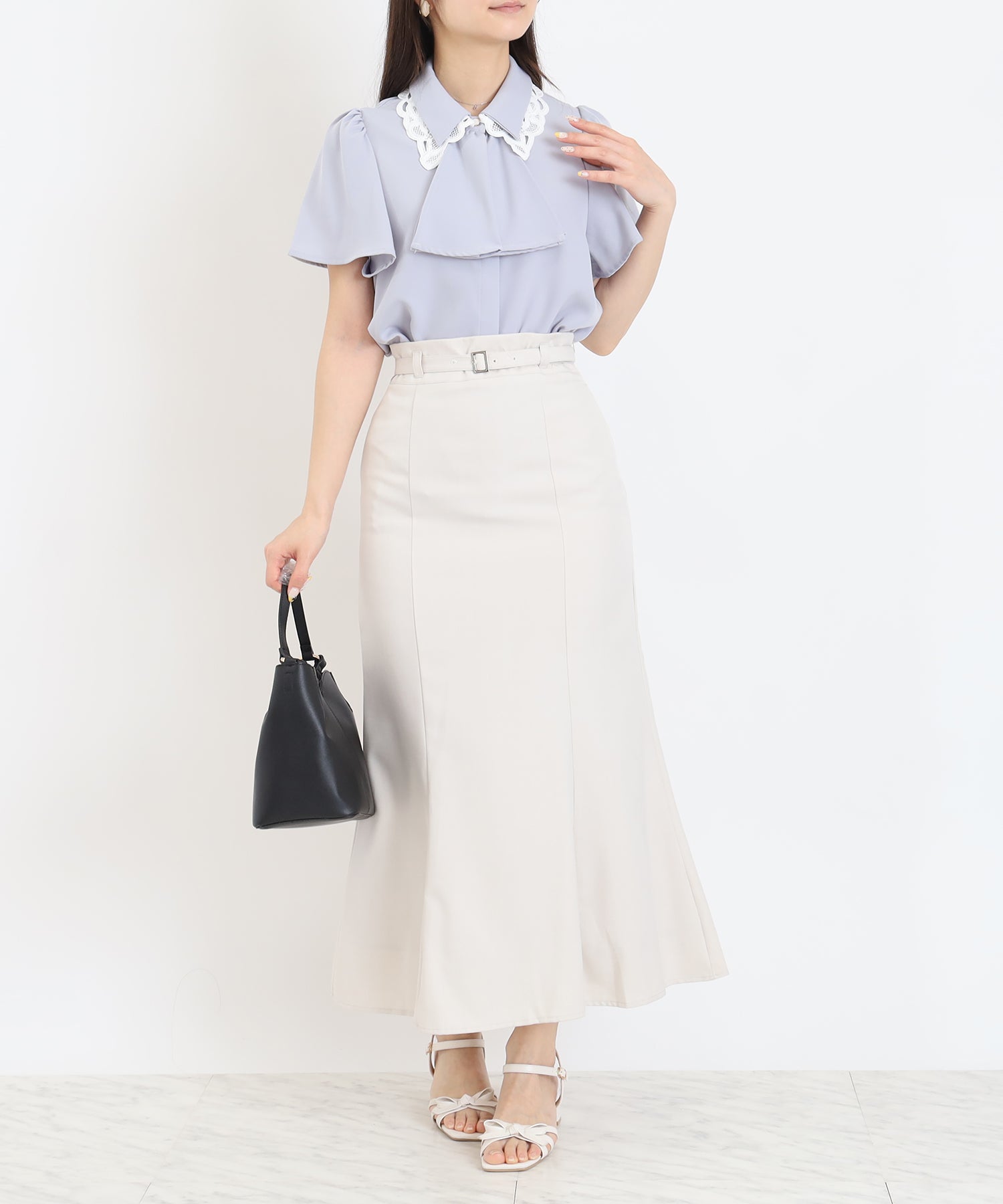 ダスティブルー model:160cm 着用サイズ:M
