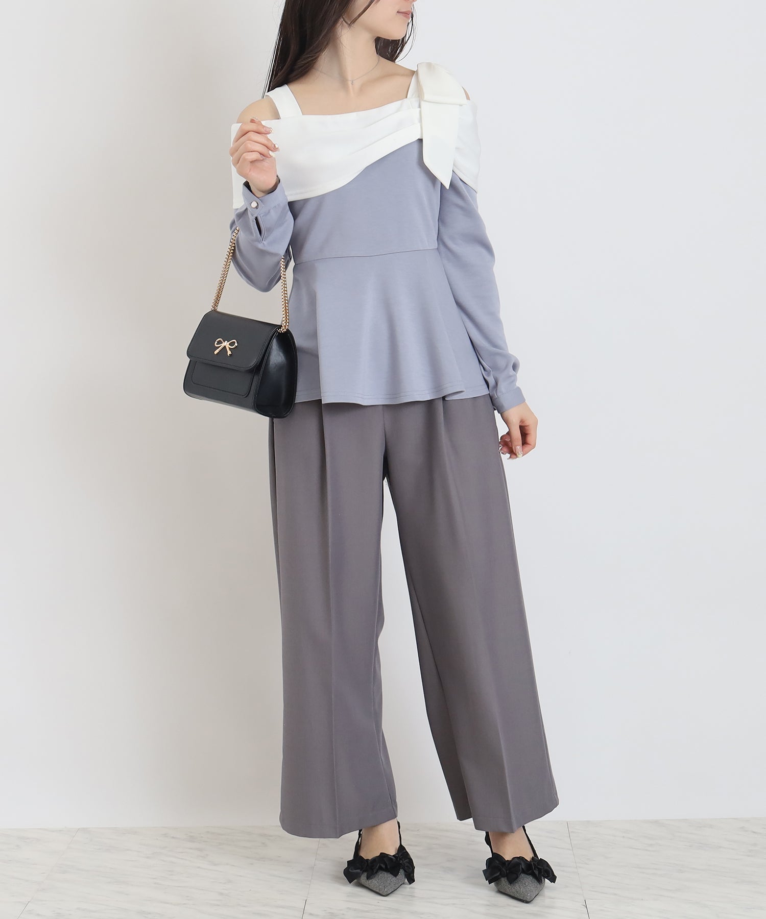 ライトグレー model:160 着用サイズ:M